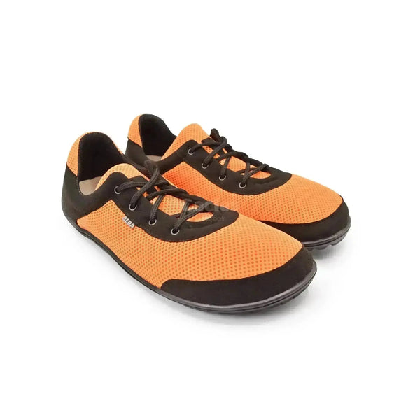 Beda - BF0002/SK black mandarine - Zapatillas Barefoot Veganas de Adulto Naranjas