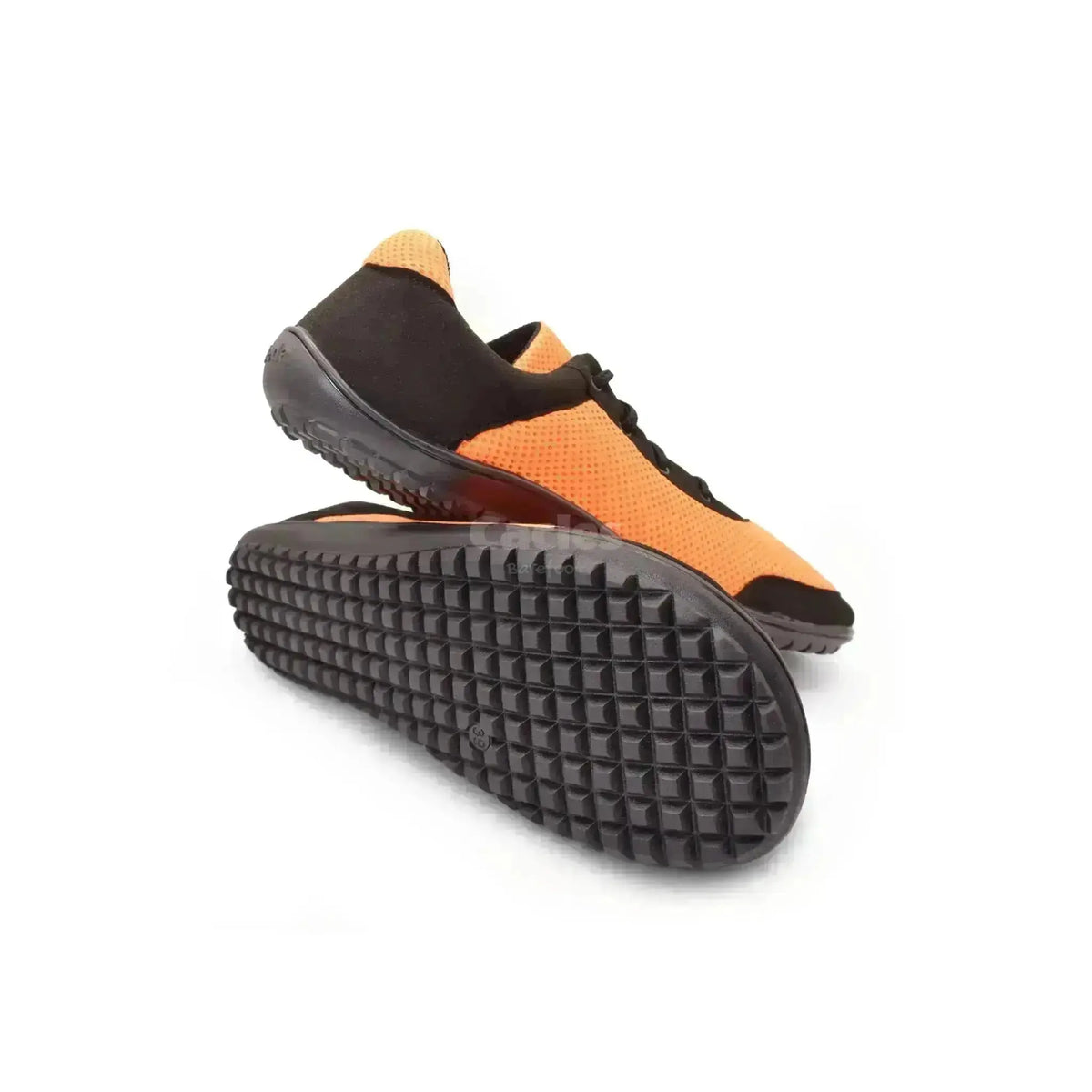 Beda - BF0002/SK black mandarine - Zapatillas Barefoot Veganas de Adulto Naranjas