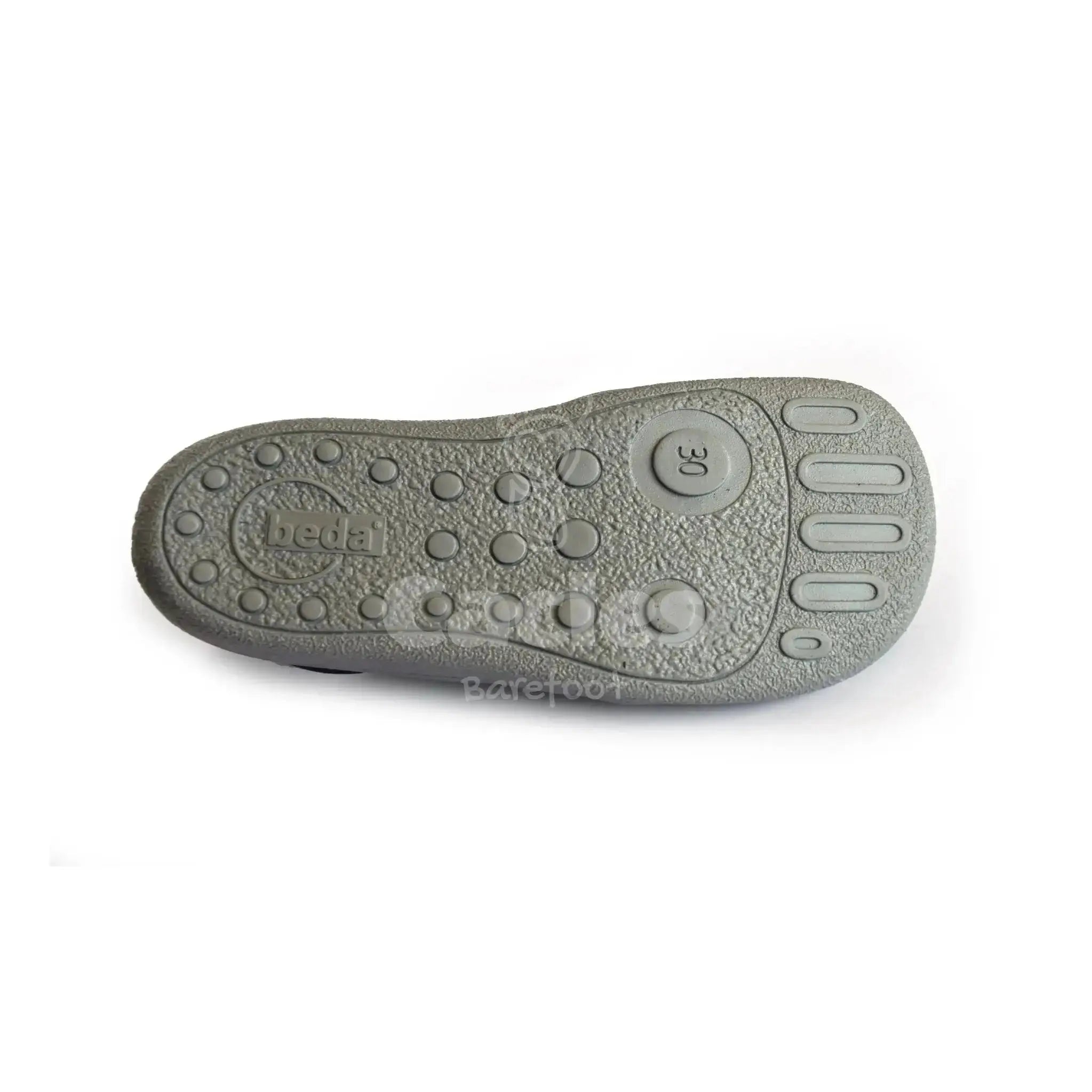 Beda - Luc - zapatos colegiales barefoot infantiles azul oscuro
