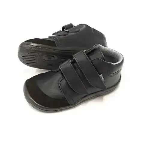 Beda barefoot - Just Black - botines barefoot infantiles con membrana negros
