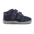 Beda barefoot - Lucas - botines barefoot infantiles con membrana y forro de borreguito azul marino