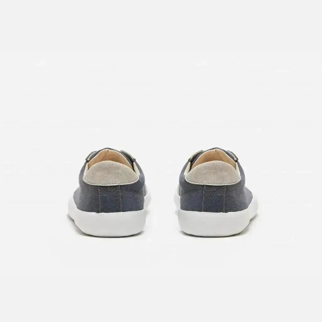 Bohempia Felix Dark Grey & White - Zapatillas barefoot veganas unisex gris oscuro