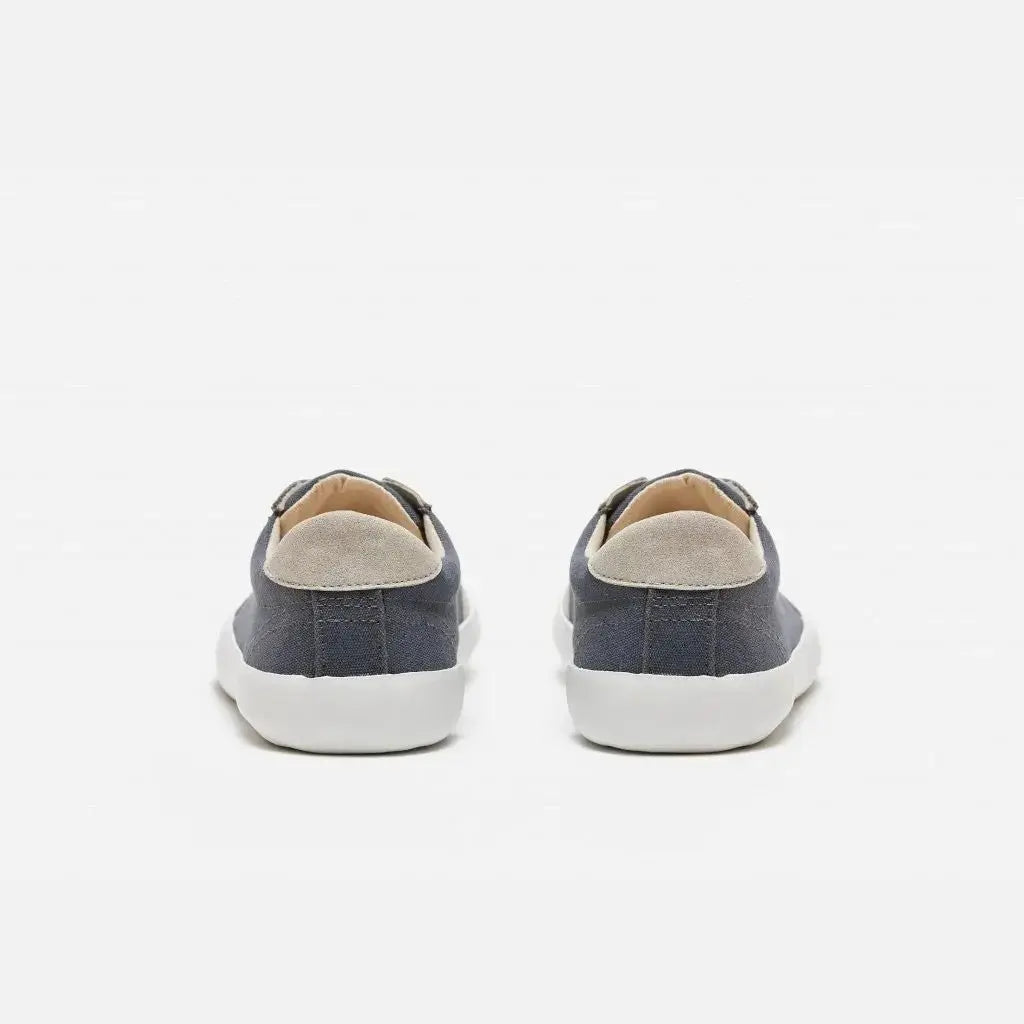 Bohempia - Felix Dark Grey & White - Zapatillas barefoot veganas unisex gris oscuro