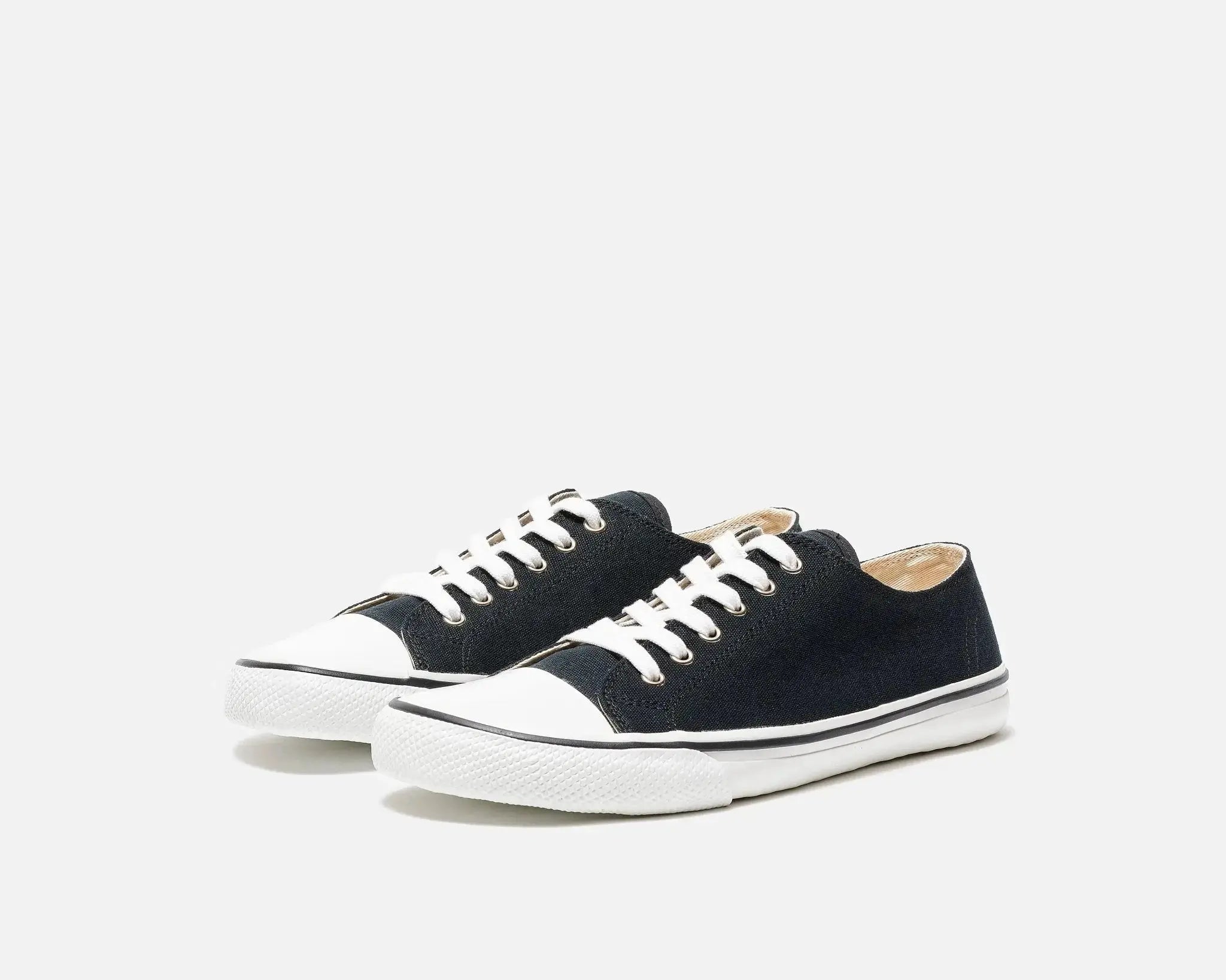 Bohempia - Herlik Black & White - Zapatillas barefoot veganas unisex negras