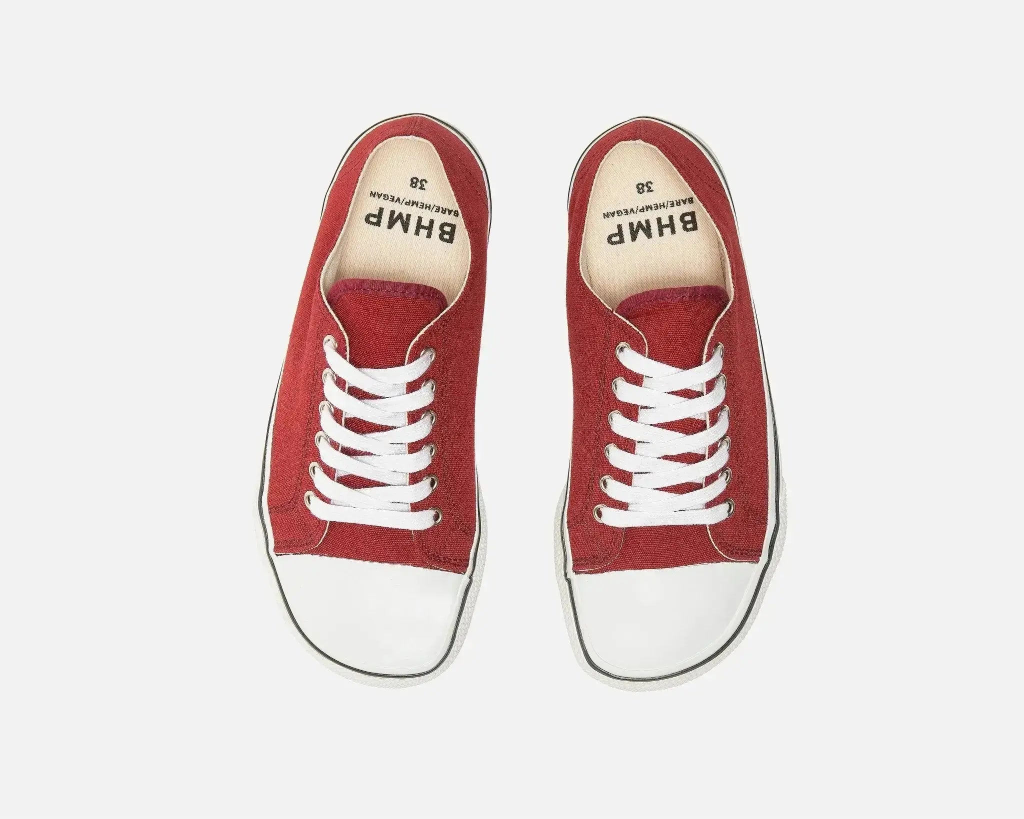 Bohempia - Herlik Bordeaux & Blanc - Chaussures barefoot