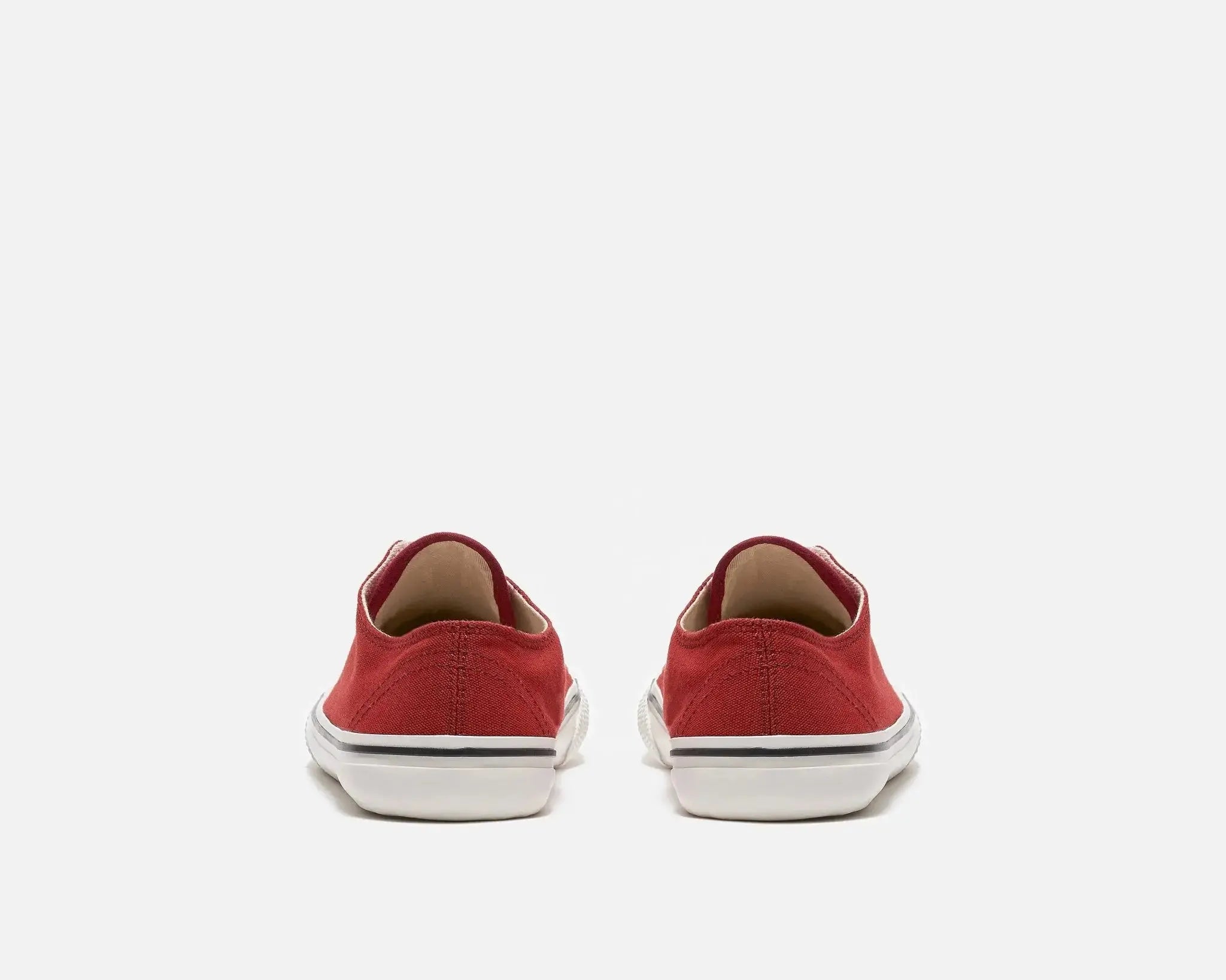 Bohempia - Herlik Burgundy & White - Zapatillas barefoot veganas unisex granate