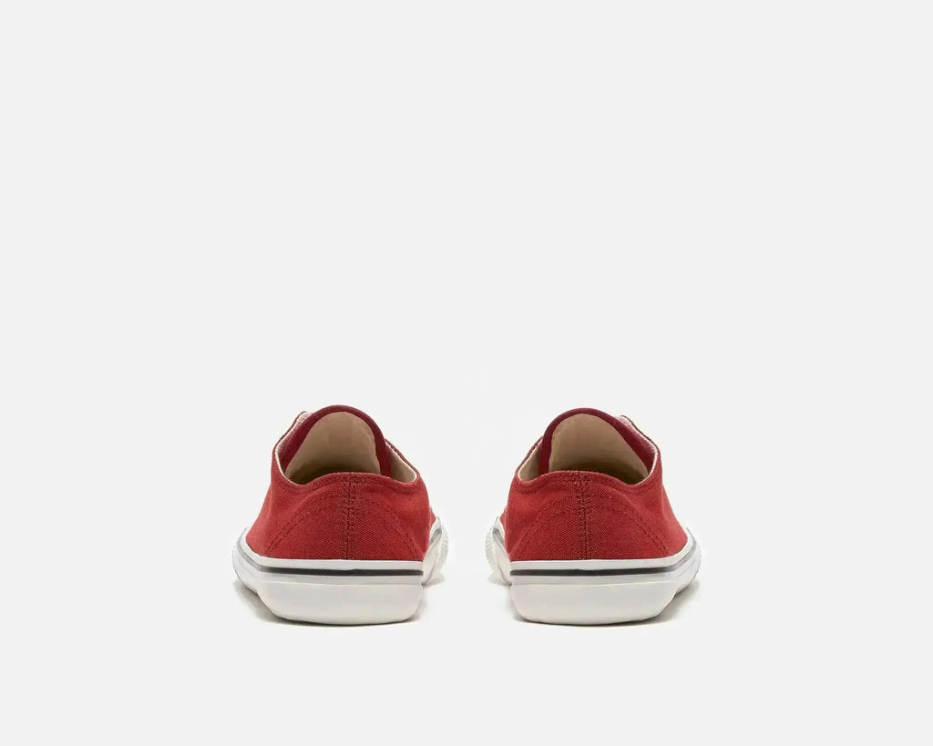 Bohempia Herlik Burgundy & White - Zapatillas barefoot veganas unisex granate