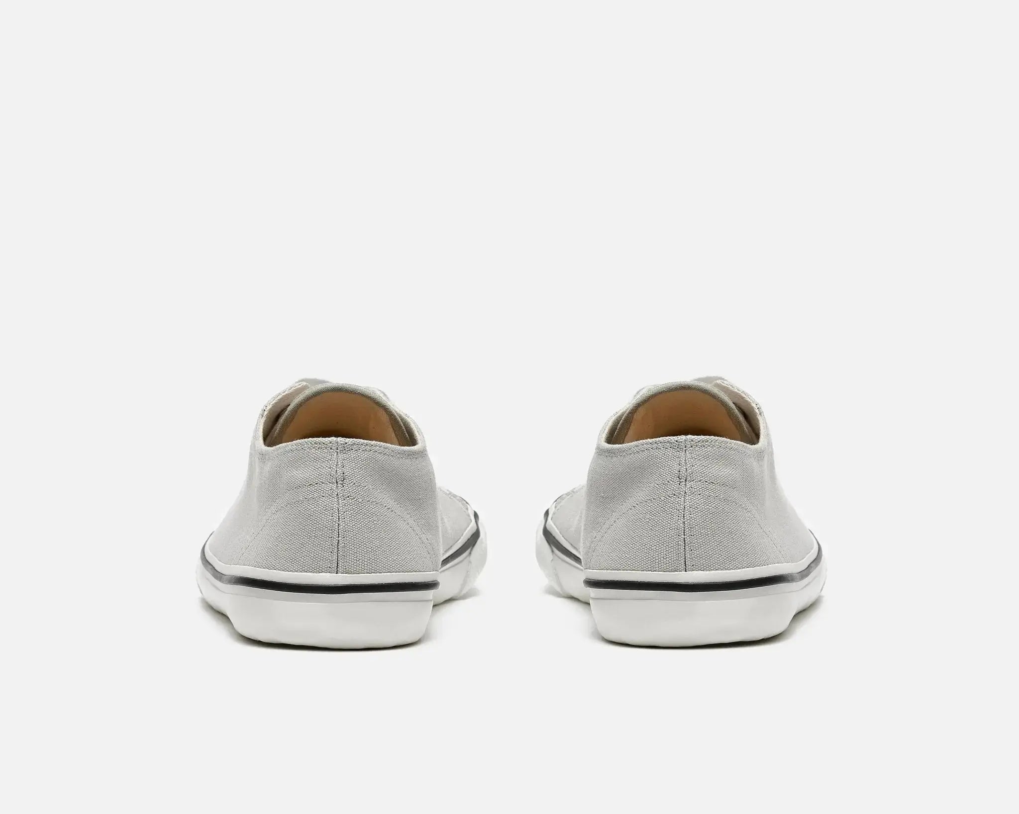 Bohempia - Herlik Light Grey & White - Zapatillas barefoot veganas unisex gris claro