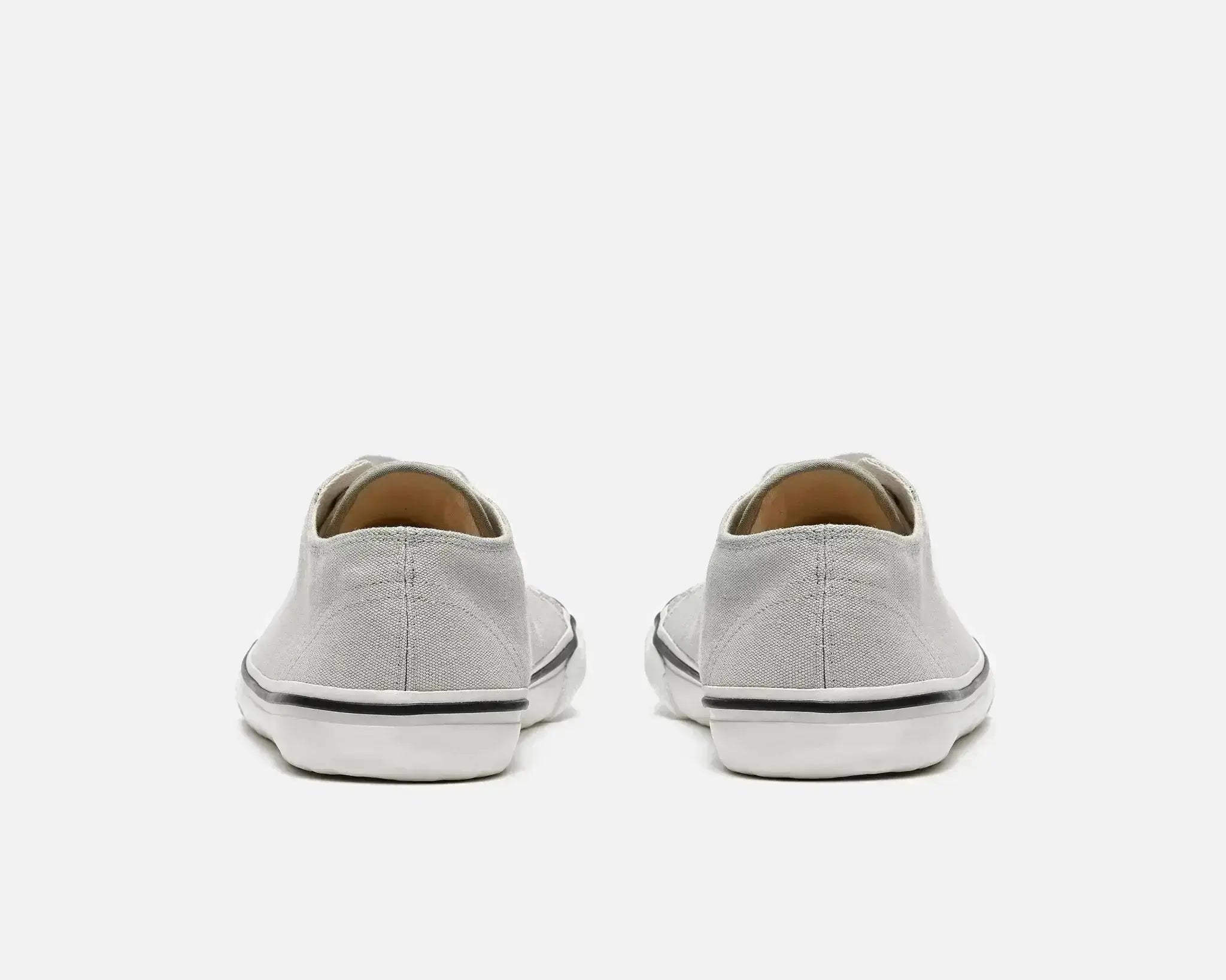 Bohempia Herlik Light Grey & White - Zapatillas barefoot veganas unisex gris claro