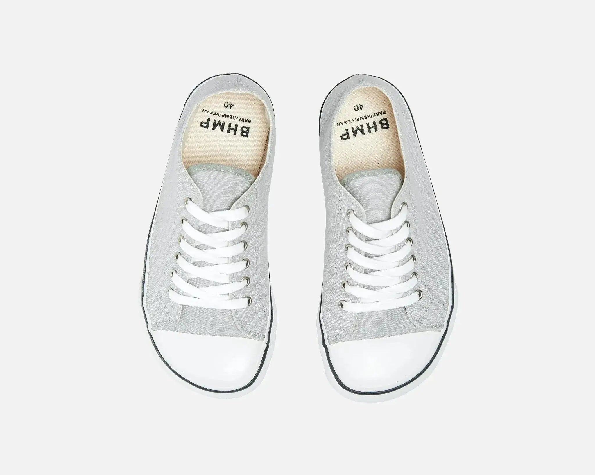 Bohempia - Herlik Gris Clair & Blanc - Chaussures barefoot