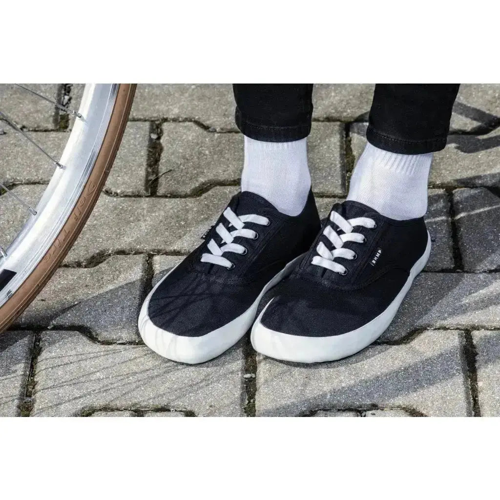 Bohempia - Kolda 2.0 Black White - Zapatillas barefoot veganas unisex negras