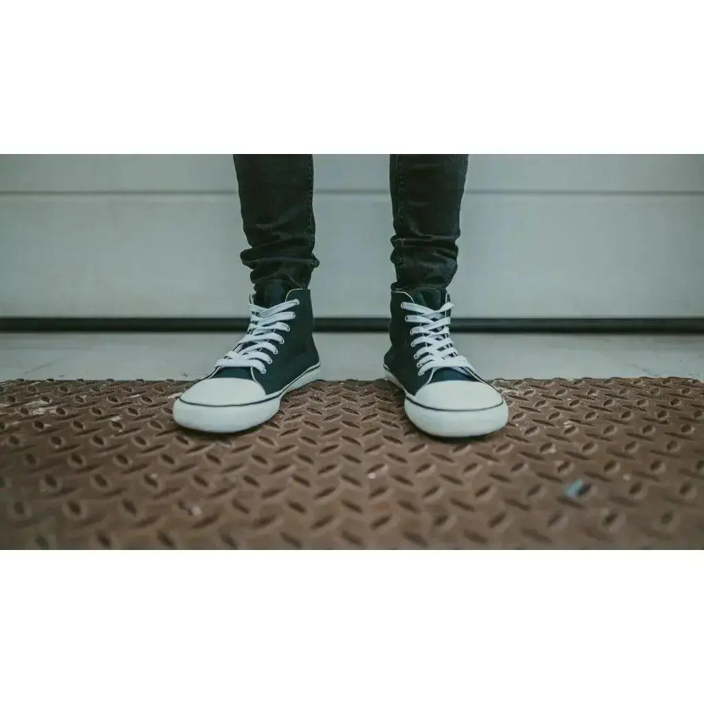 Bohempia - Orik 2.0 Noir & Blanc - Baskets barefoot montantes