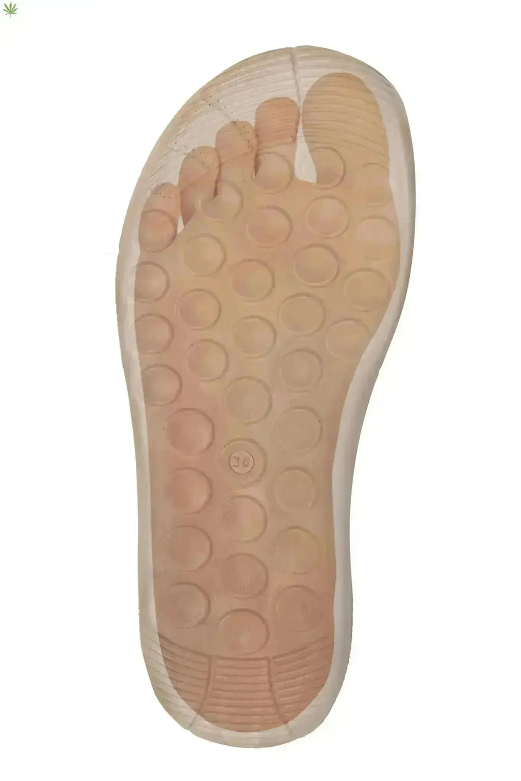 4.bare - 4.Hemp 1 Natural - Zapatillas barefoot de cáñamo para mujer beige