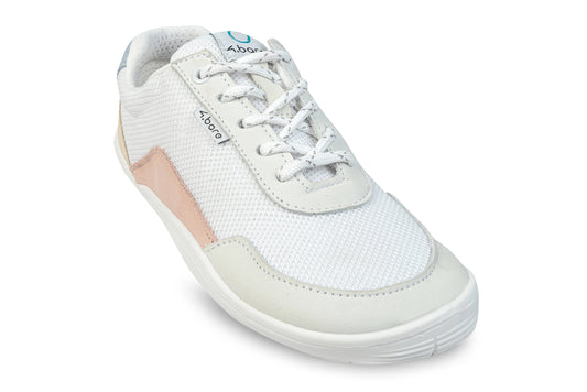 4.bare - 4.Joy Powder Pink - Off White - Deportivas minimalistas-4.bare-Cacles Barefoot-Tienda de calzado barefoot respetuoso minimalista