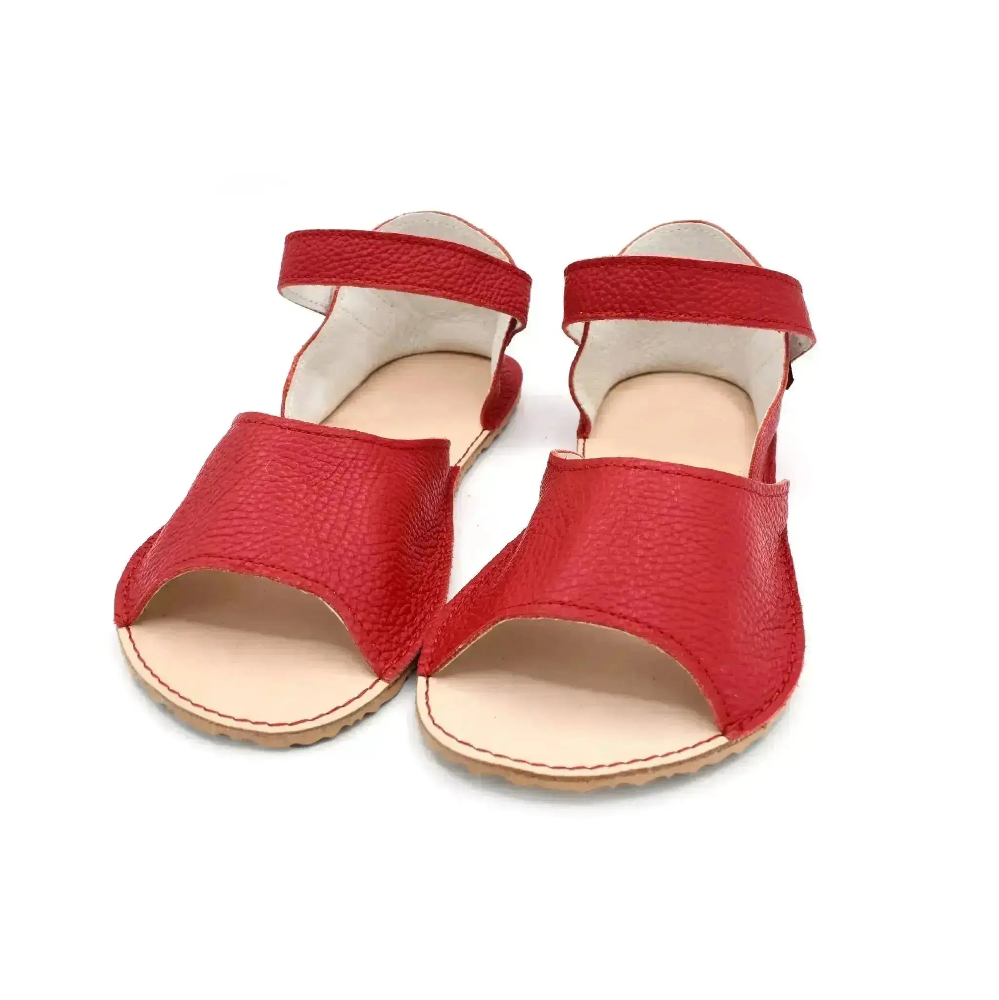 Cacles Barefoot - Akumal Cherry Red - Sandalias barefoot rojas para mujer rojas