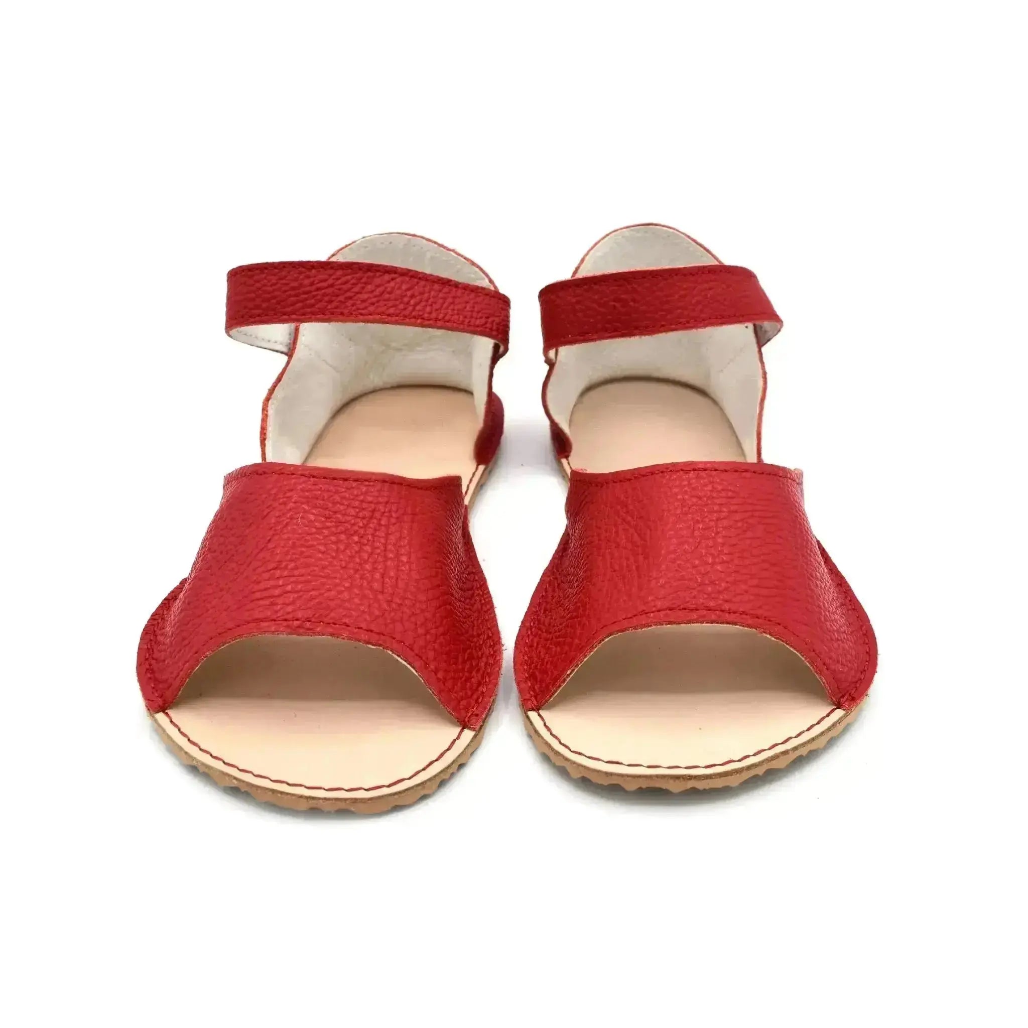 Cacles Barefoot - Akumal Cherry Red - Sandalias barefoot rojas para mujer rojas