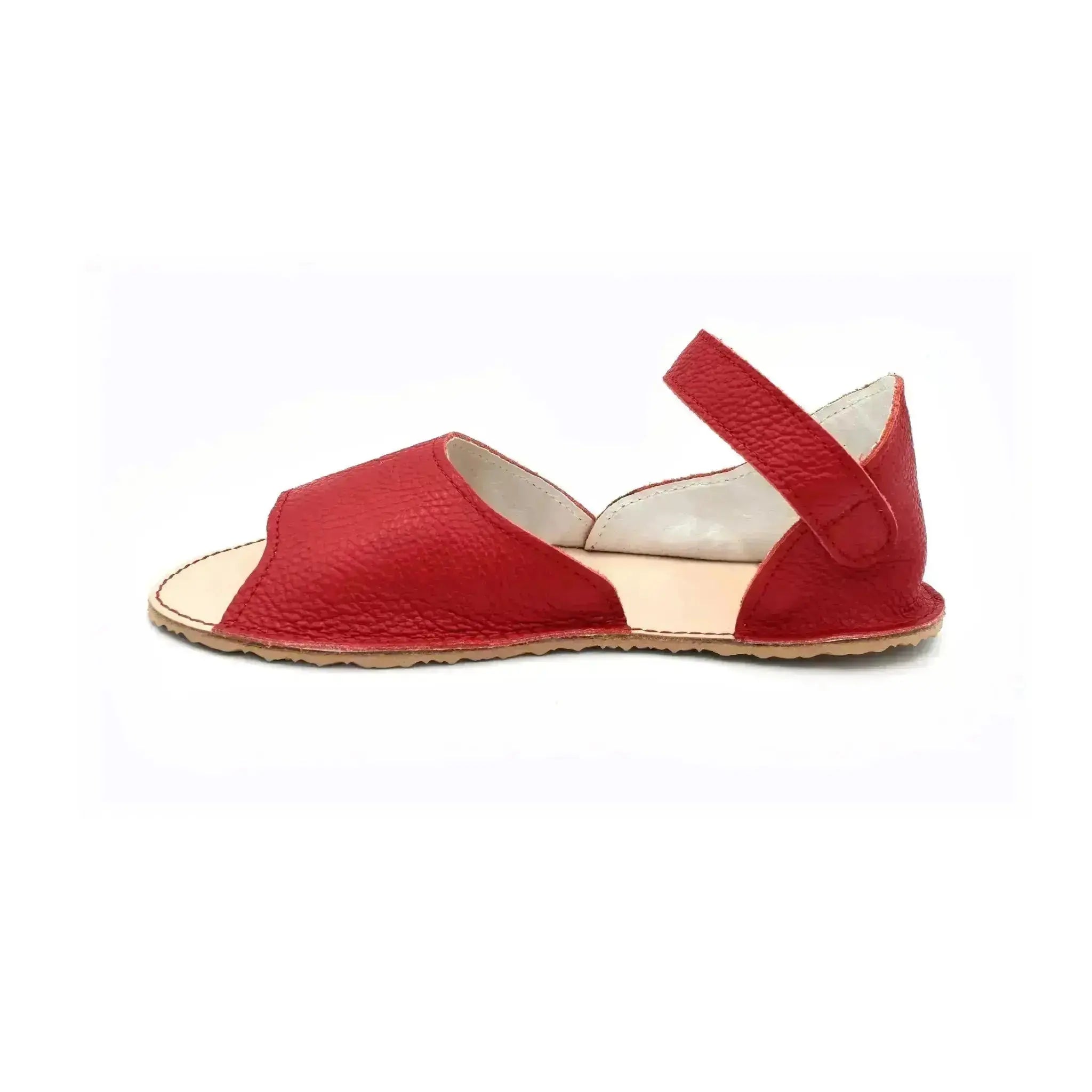 Cacles Barefoot - Akumal Cherry Red - Sandalias barefoot rojas para mujer rojas