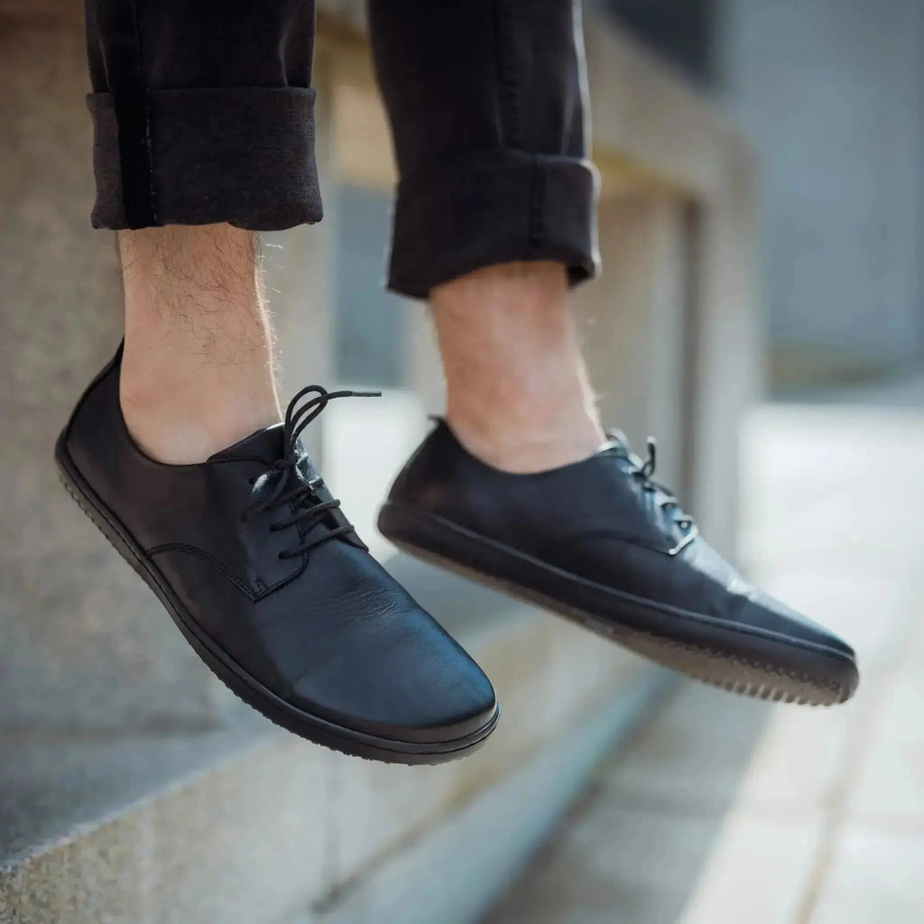 Angles Fashion - Chronos Black - Zapatos barefoot unisex negros