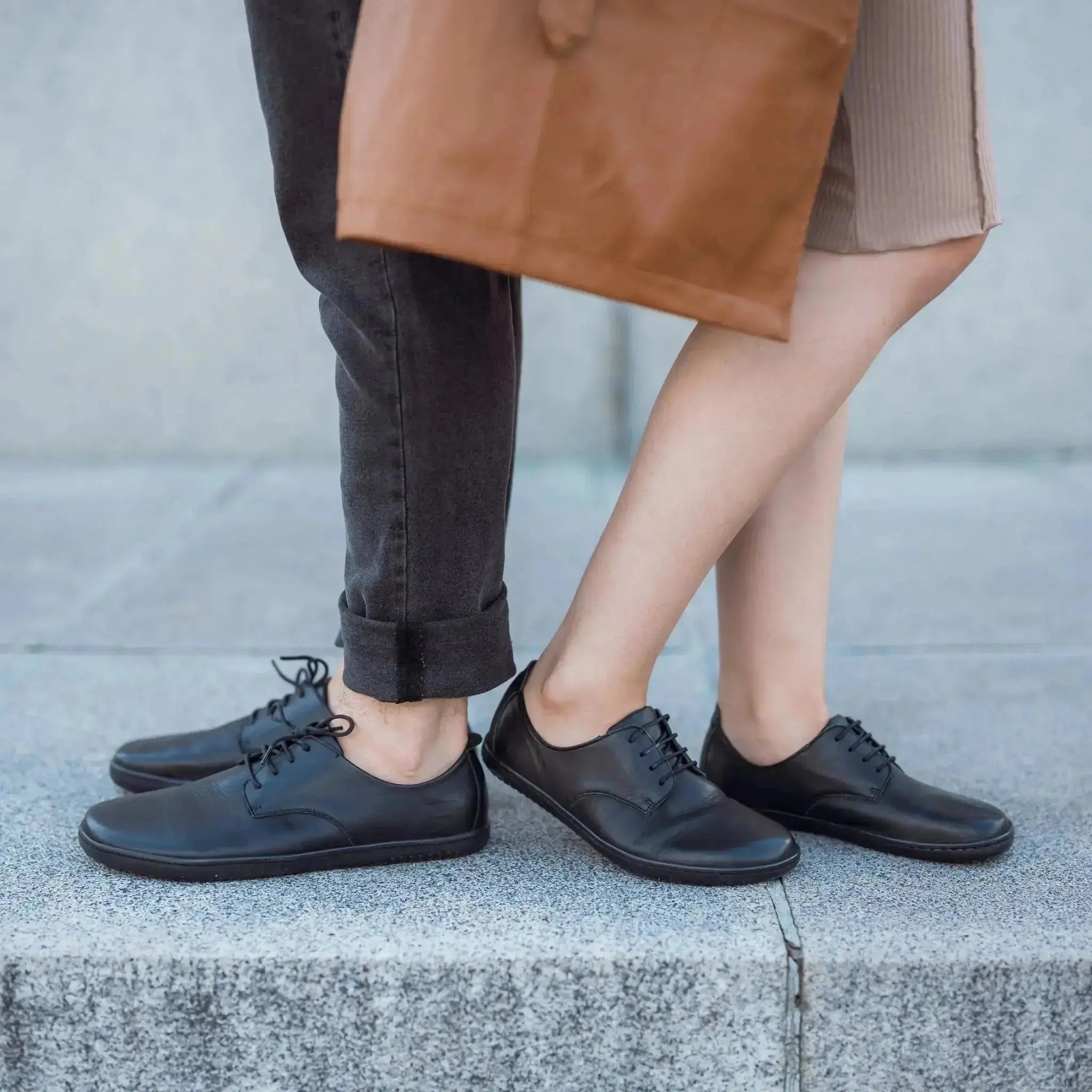 Angles Fashion - Chronos Black - Zapatos barefoot unisex negros