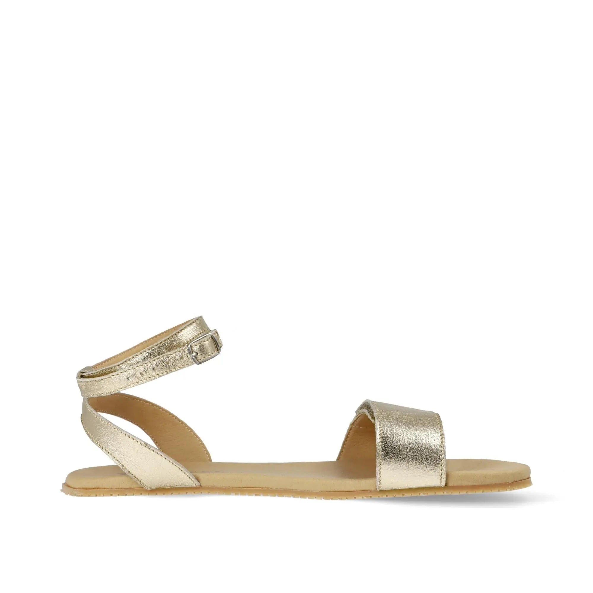 Angles Fashion - Eryx Gold - Sandalias barefoot doradas para mujer