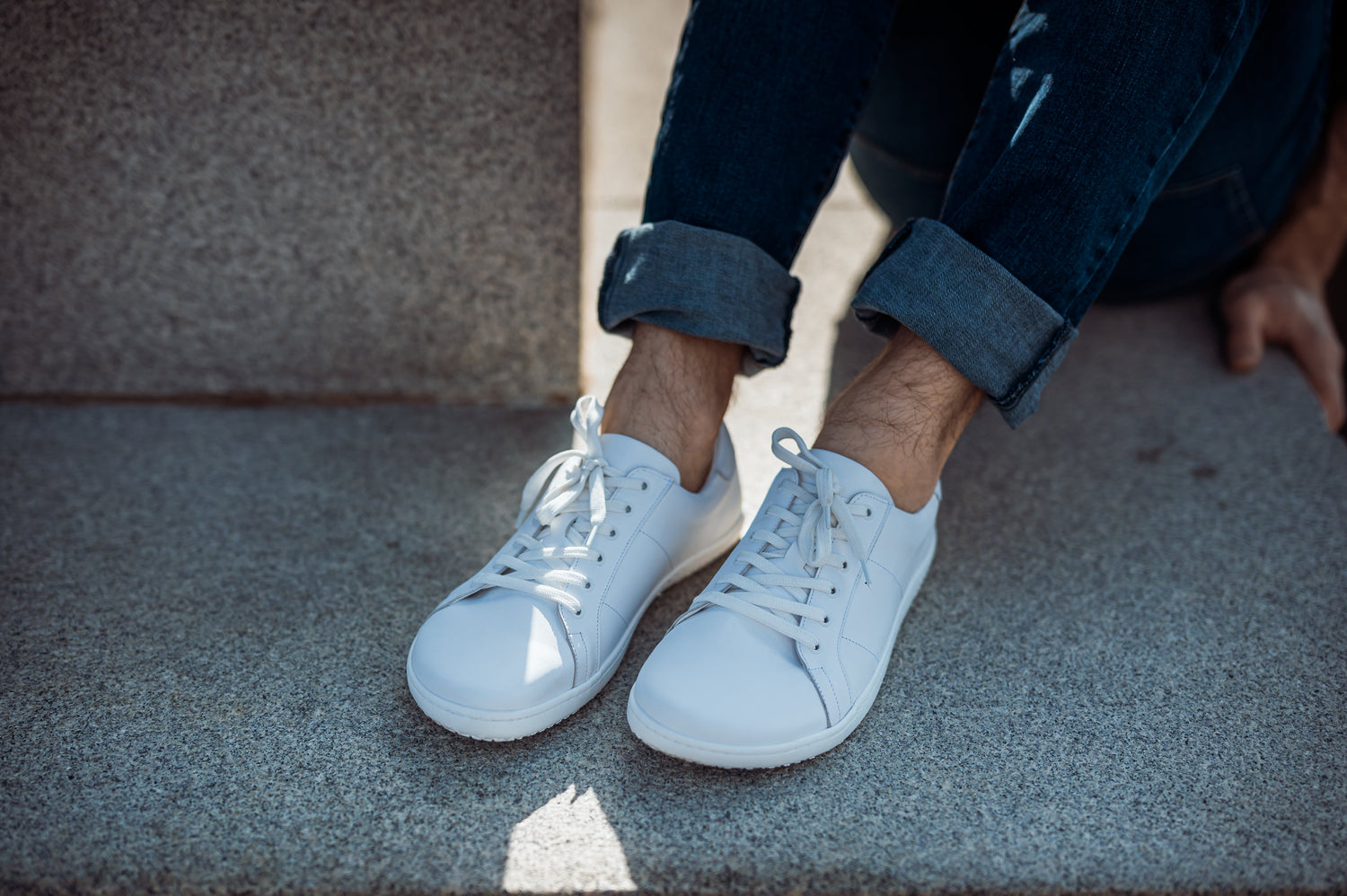 Angles Fashion - Linos White - Deportivas barefoot-Angles Fashion-Cacles Barefoot-Tienda de calzado barefoot respetuoso minimalista