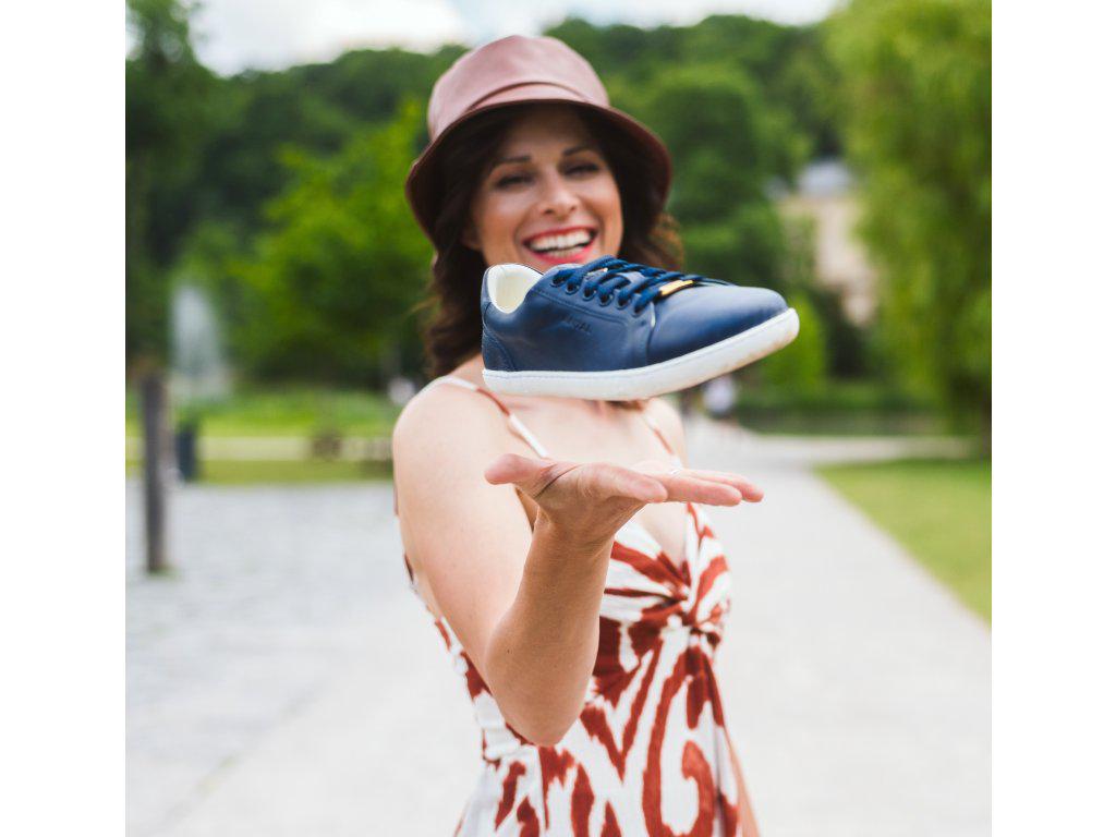 Antal - Amada Navy Blue - Deportivas barefoot-Antal-Cacles Barefoot-Tienda de calzado barefoot respetuoso minimalista