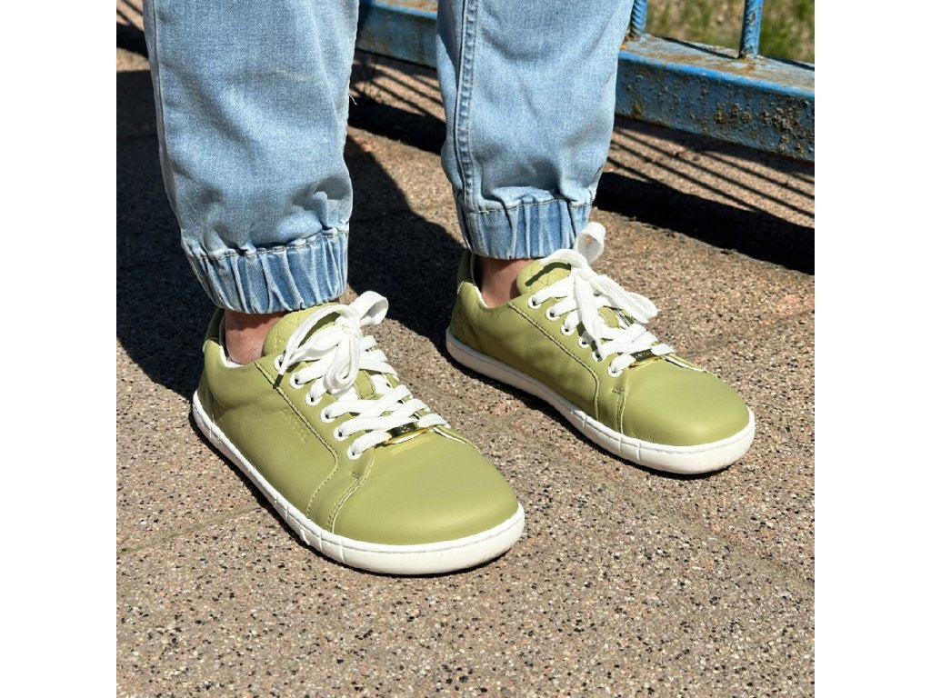 Antal - Amada Tea Green - Deportivas barefoot-Antal-Cacles Barefoot-Tienda de calzado barefoot respetuoso minimalista