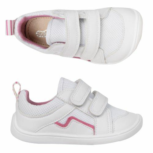 Bar3foot - Elf Kansas Air 3BE9/A4 blanco y rosa - deportivas barefoot