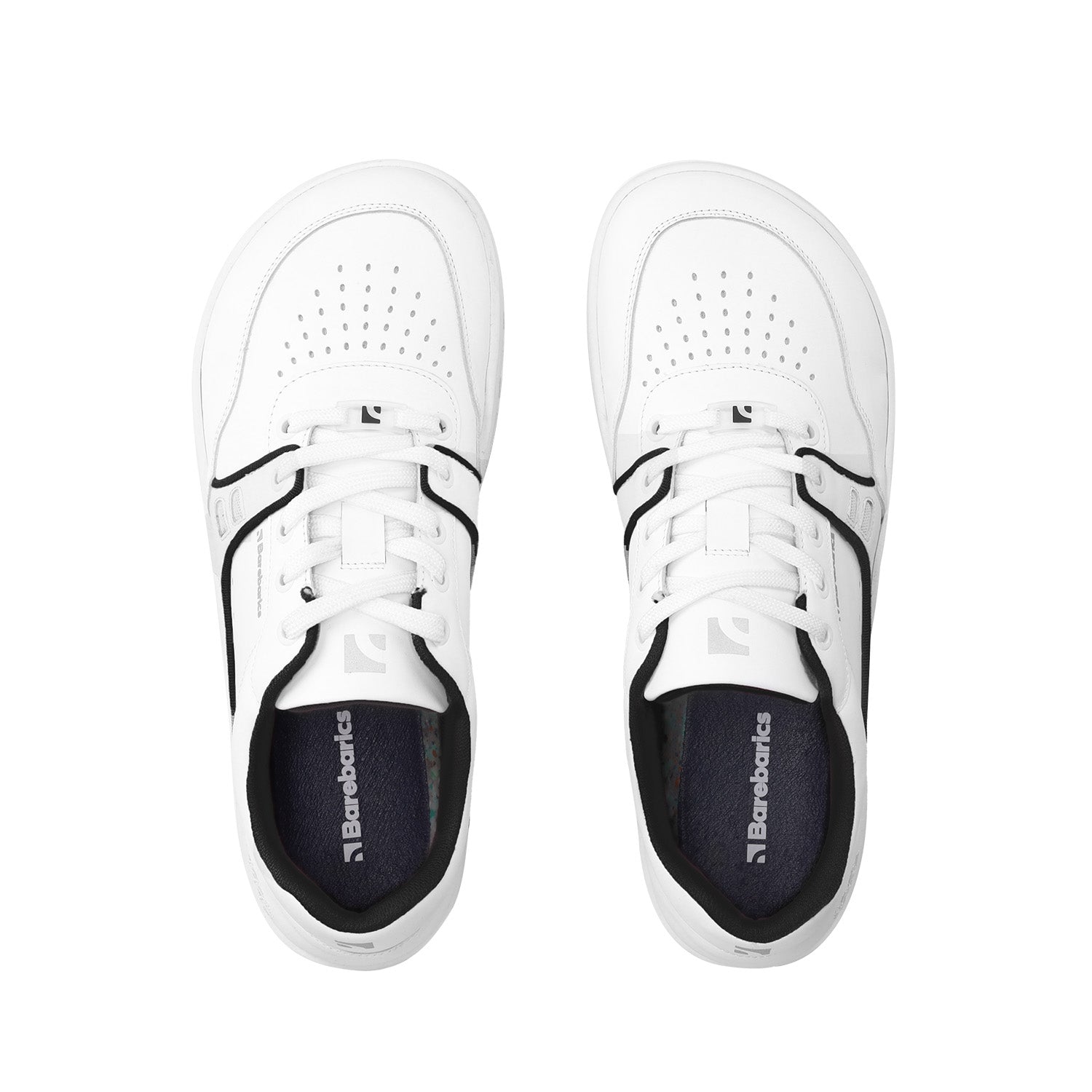 Barebarics - Arise White & Black - Deportivas barefoot-Barebarics-Cacles Barefoot-Tienda de calzado barefoot respetuoso minimalista