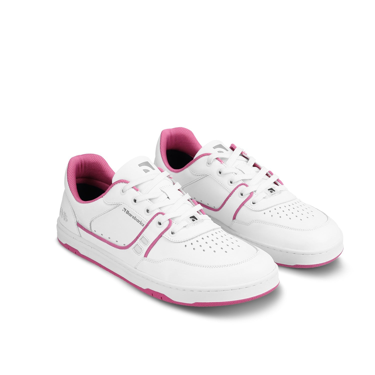 Barebarics - Arise White & Raspberry Pink - Deportivas barefoot-Barebarics-Cacles Barefoot-Tienda de calzado barefoot respetuoso minimalista