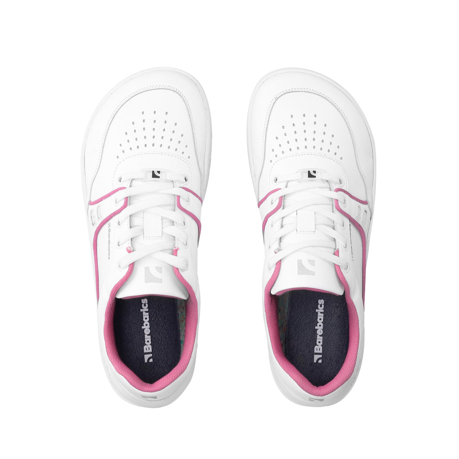 Barebarics - Arise White & Raspberry Pink - Deportivas barefoot-Barebarics-Cacles Barefoot-Tienda de calzado barefoot respetuoso minimalista