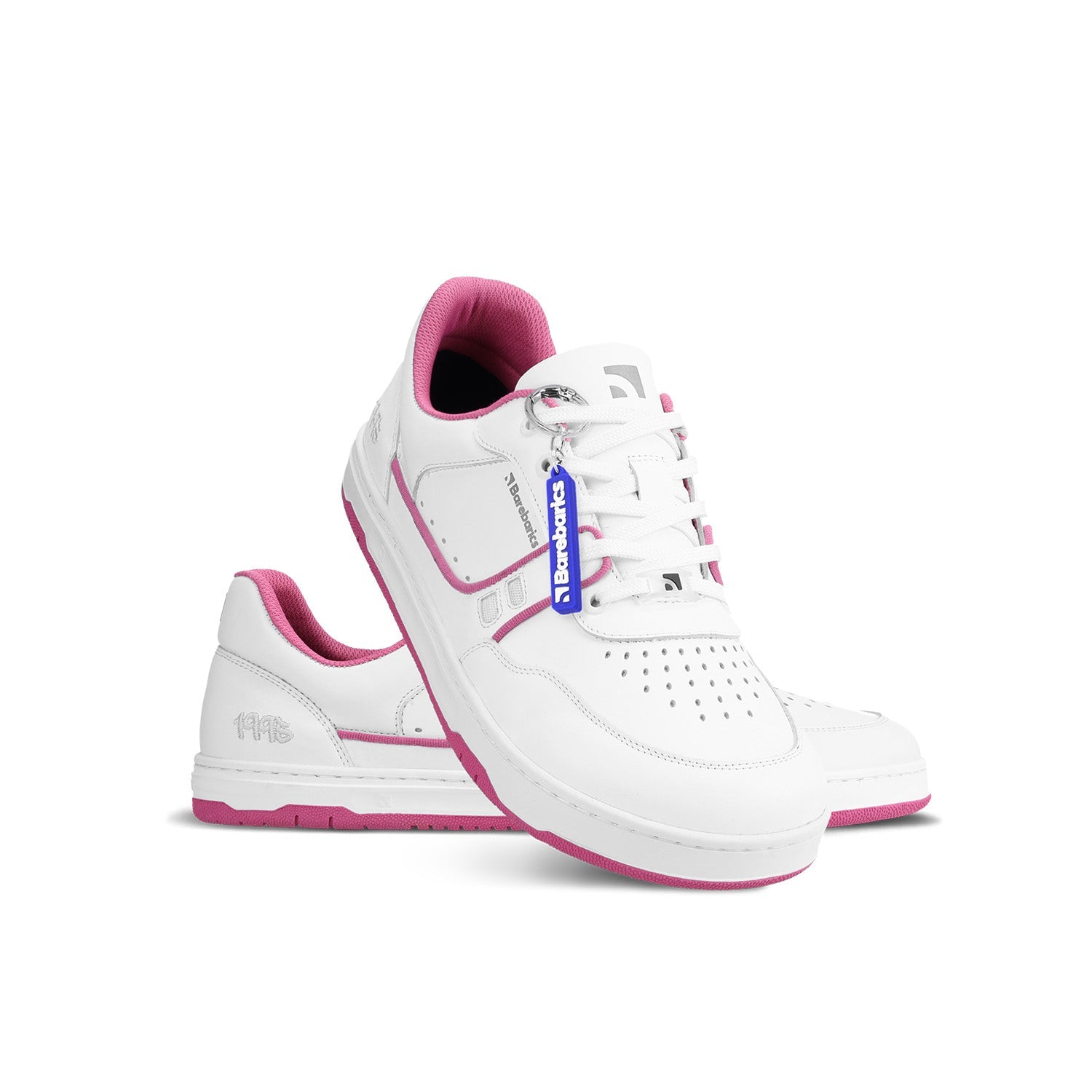 Barebarics - Arise White & Raspberry Pink - Deportivas barefoot-Barebarics-Cacles Barefoot-Tienda de calzado barefoot respetuoso minimalista