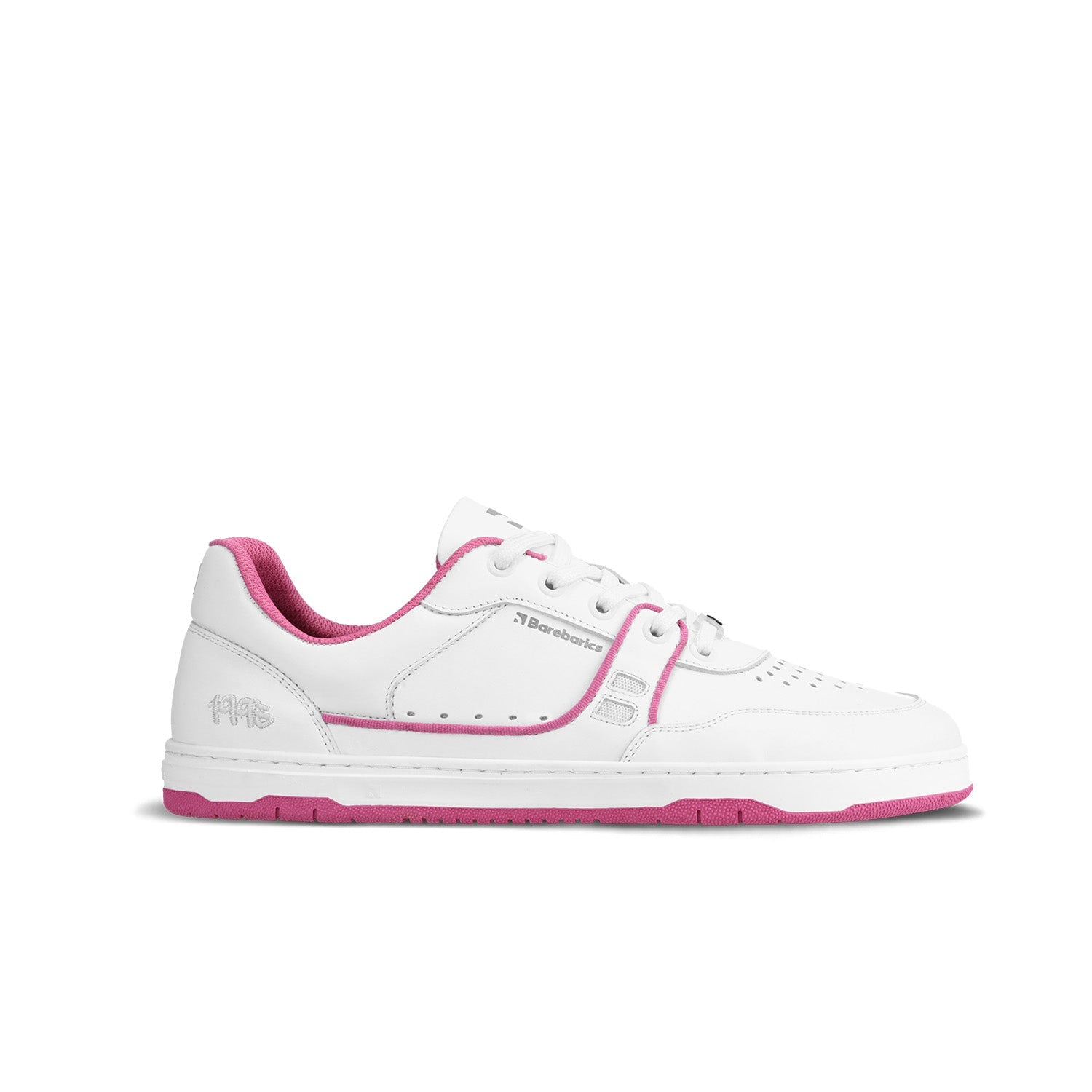 Barebarics - Arise White & Raspberry Pink - Deportivas barefoot-Barebarics-Cacles Barefoot-Tienda de calzado barefoot respetuoso minimalista