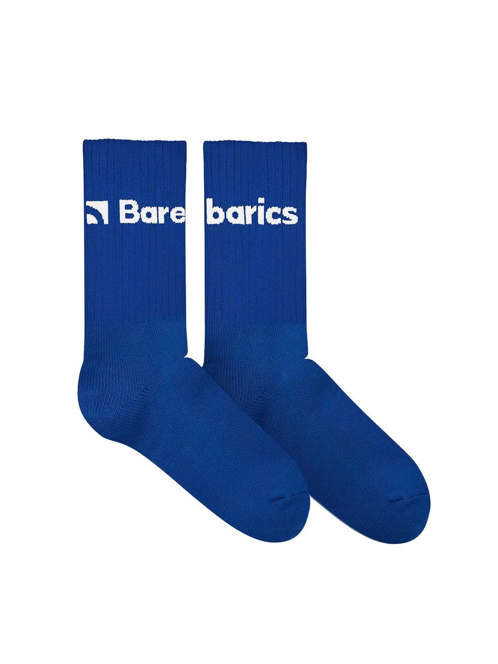 Barebarics - Barefoot calcetines - Crew - Blue - Big logo - 3 pack