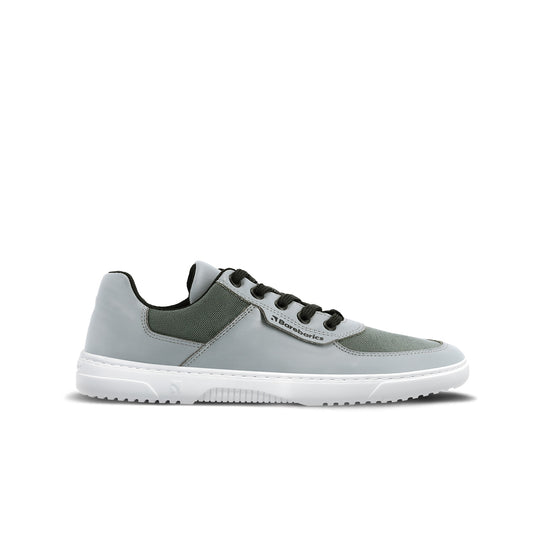 Barebarics - Bravo Grey & White - Deportivas barefoot-Barebarics-Cacles Barefoot-Tienda de calzado barefoot respetuoso minimalista