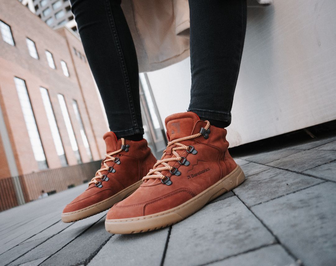 Barebarics - Element Clay Red - Botines deportivos barefoot-Barebarics-Cacles Barefoot-Tienda de calzado barefoot respetuoso minimalista