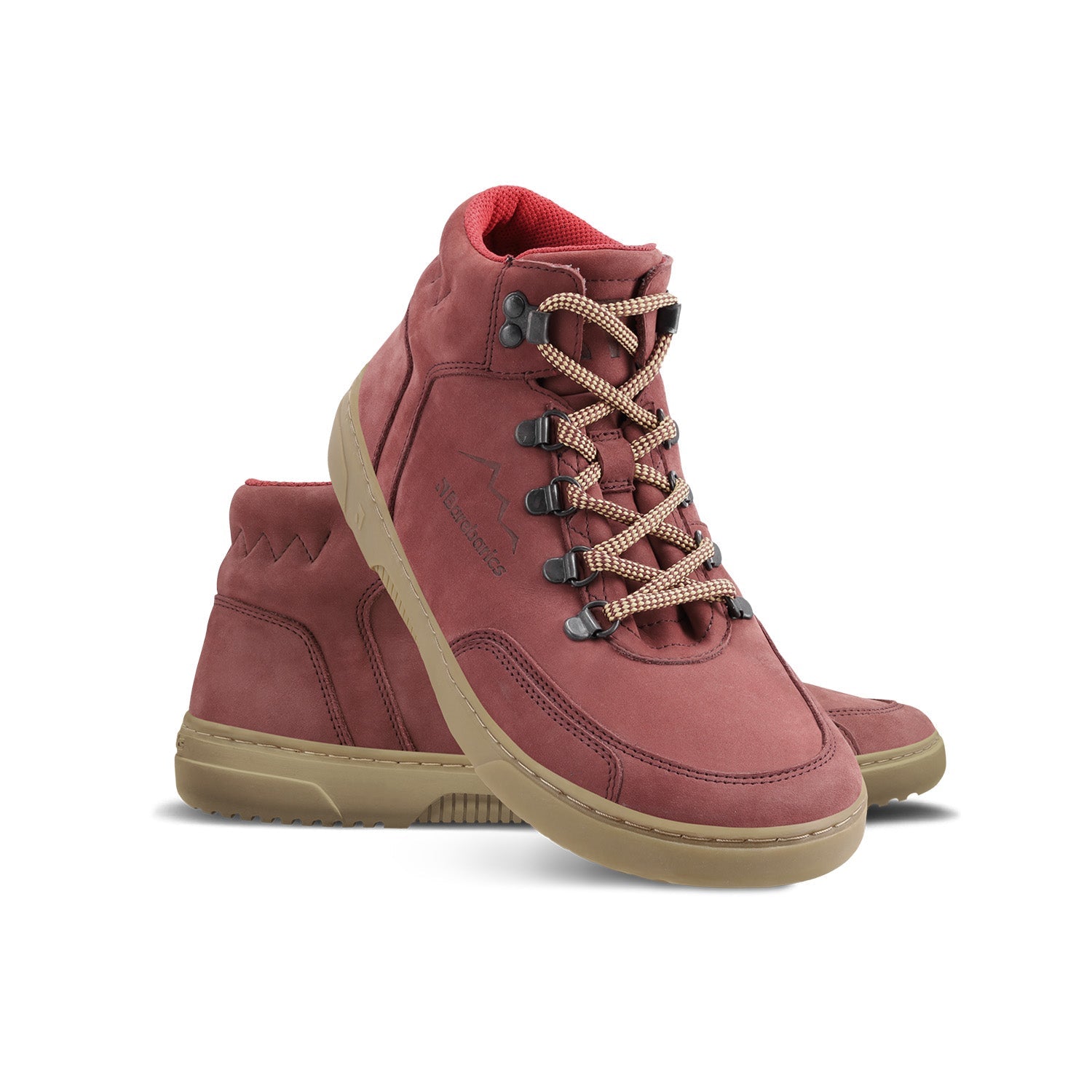 Barebarics - Element Clay Red - Botines deportivos barefoot-Barebarics-Cacles Barefoot-Tienda de calzado barefoot respetuoso minimalista