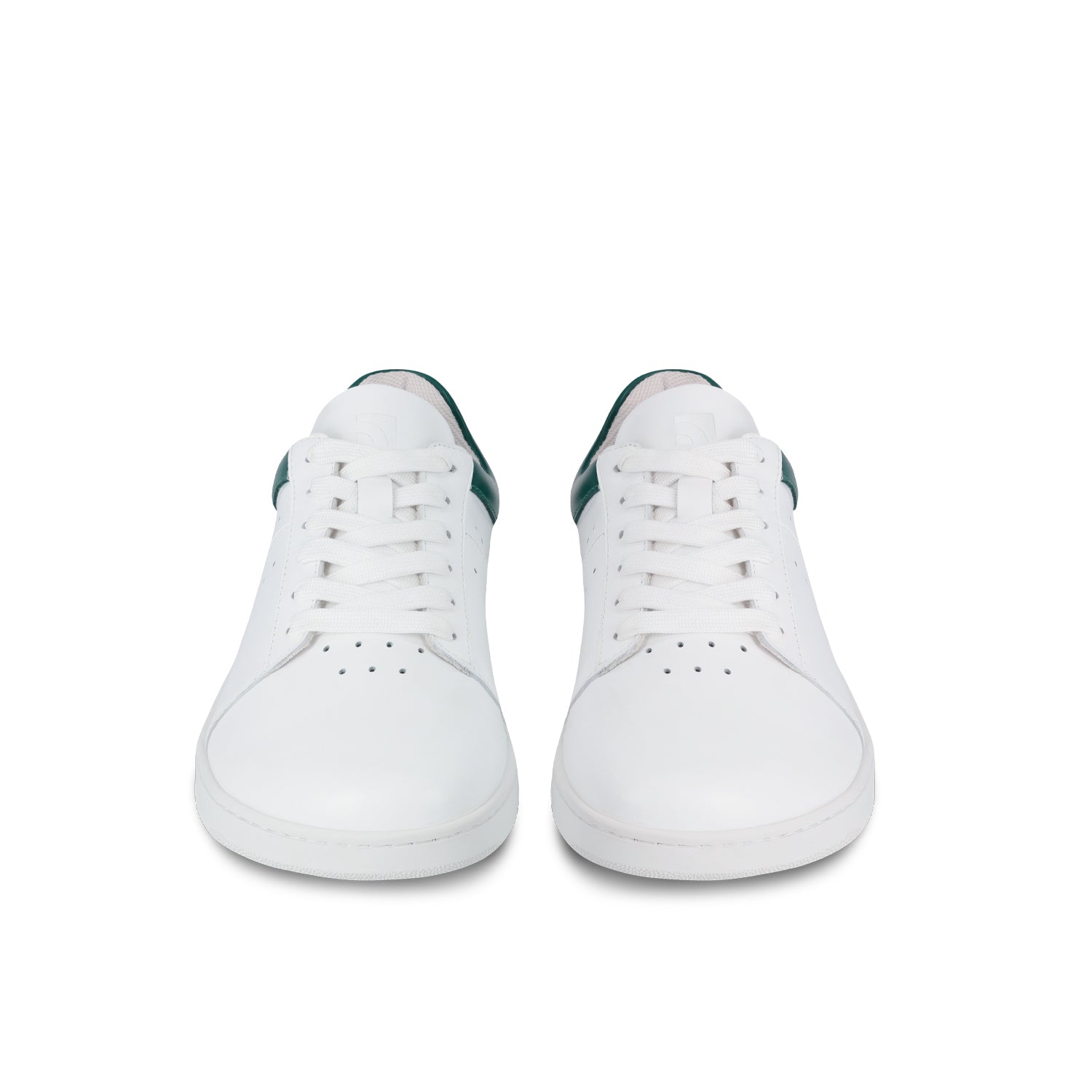 Barebarics - Enigma White & Dark Green - Deportivas barefoot-Barebarics-Cacles Barefoot-Tienda de calzado barefoot respetuoso minimalista