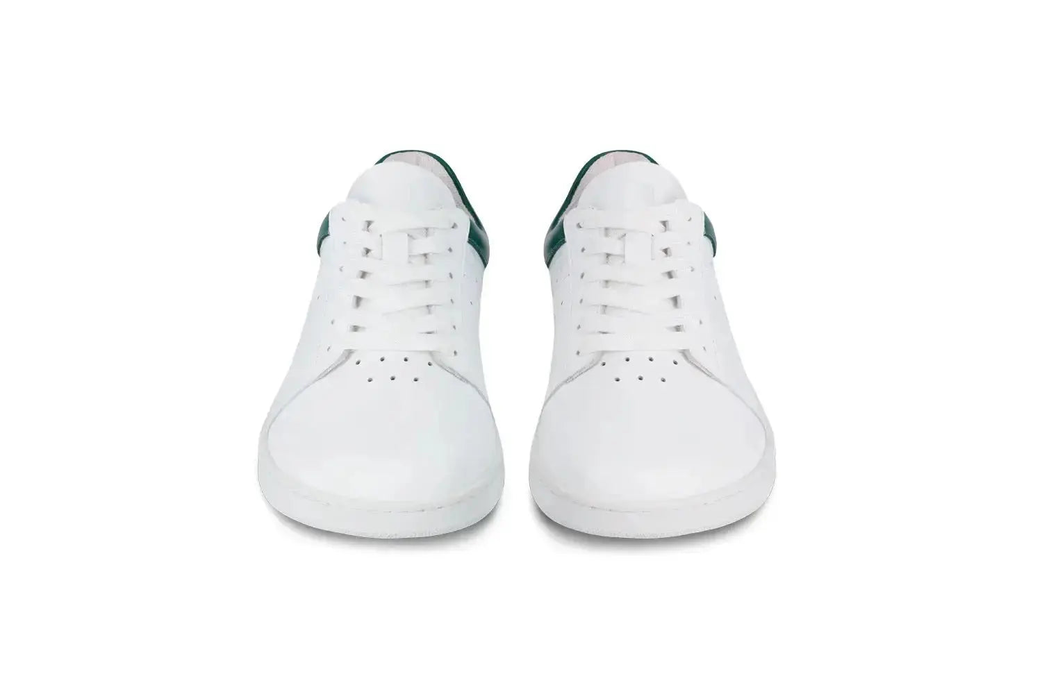 Barebarics - Enigma White & Dark Green - Zapatillas barefoot unisex blanco y verde