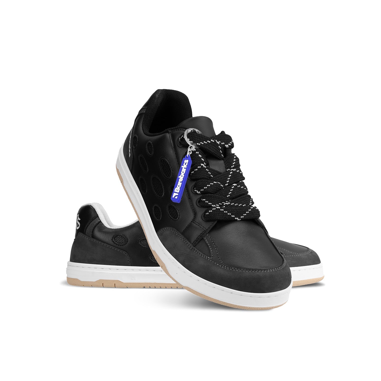 Barebarics - Fusion Black & White - Deportivas barefoot-Barebarics-Cacles Barefoot-Tienda de calzado barefoot respetuoso minimalista