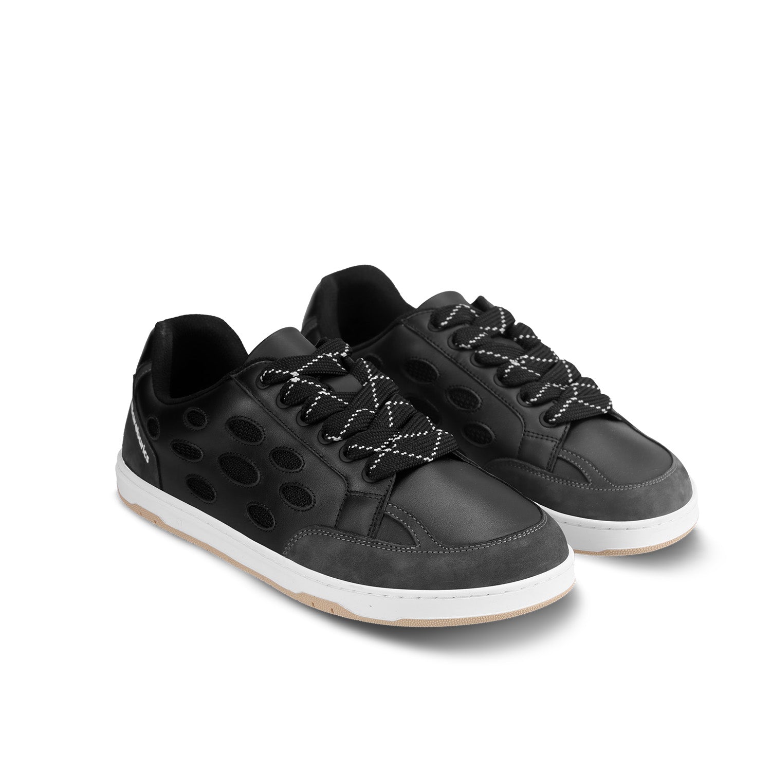 Barebarics - Fusion Black & White - Deportivas barefoot-Barebarics-Cacles Barefoot-Tienda de calzado barefoot respetuoso minimalista