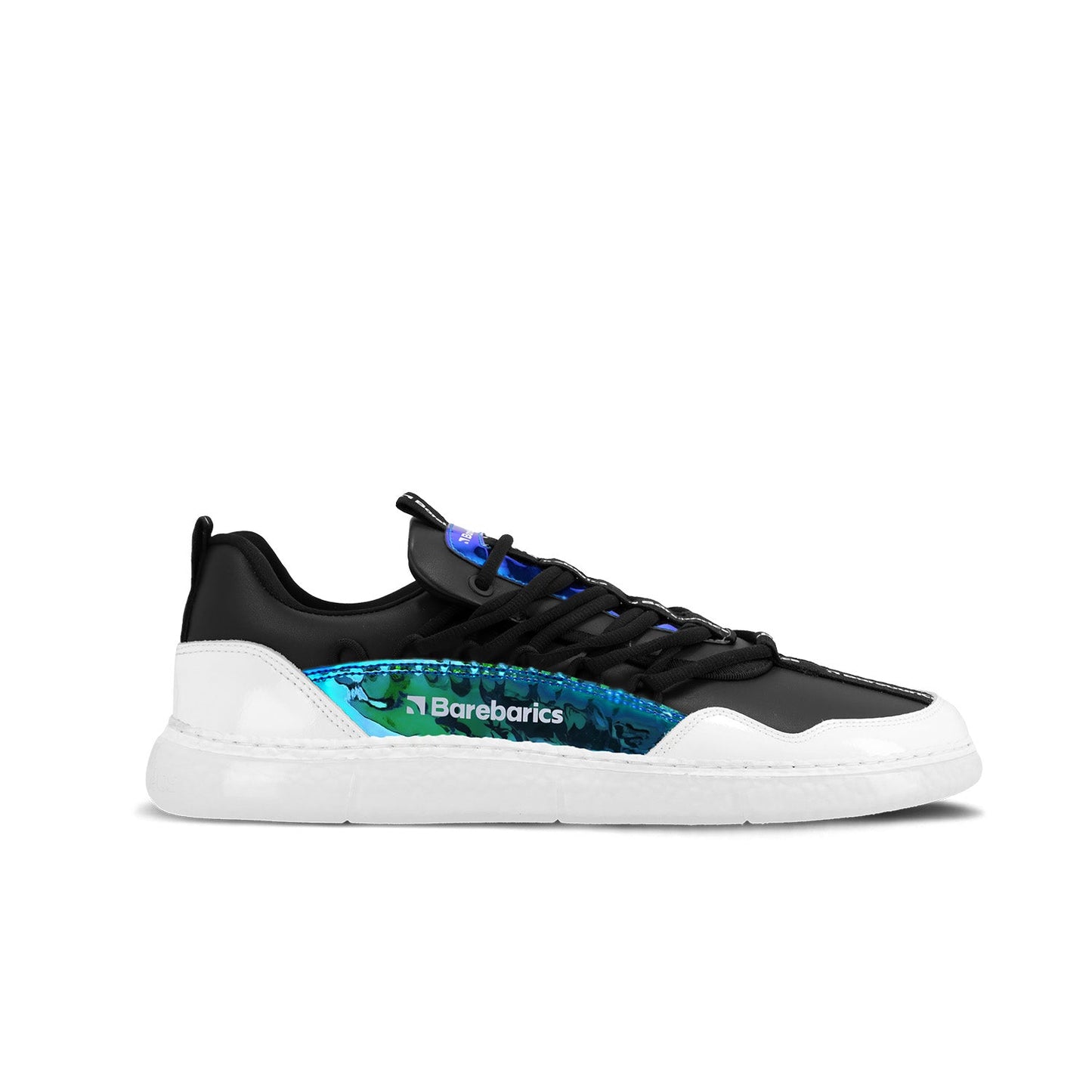 Barebarics - Futura Iridescent Black - Deportivas barefoot-Barebarics-Cacles Barefoot-Tienda de calzado barefoot respetuoso minimalista