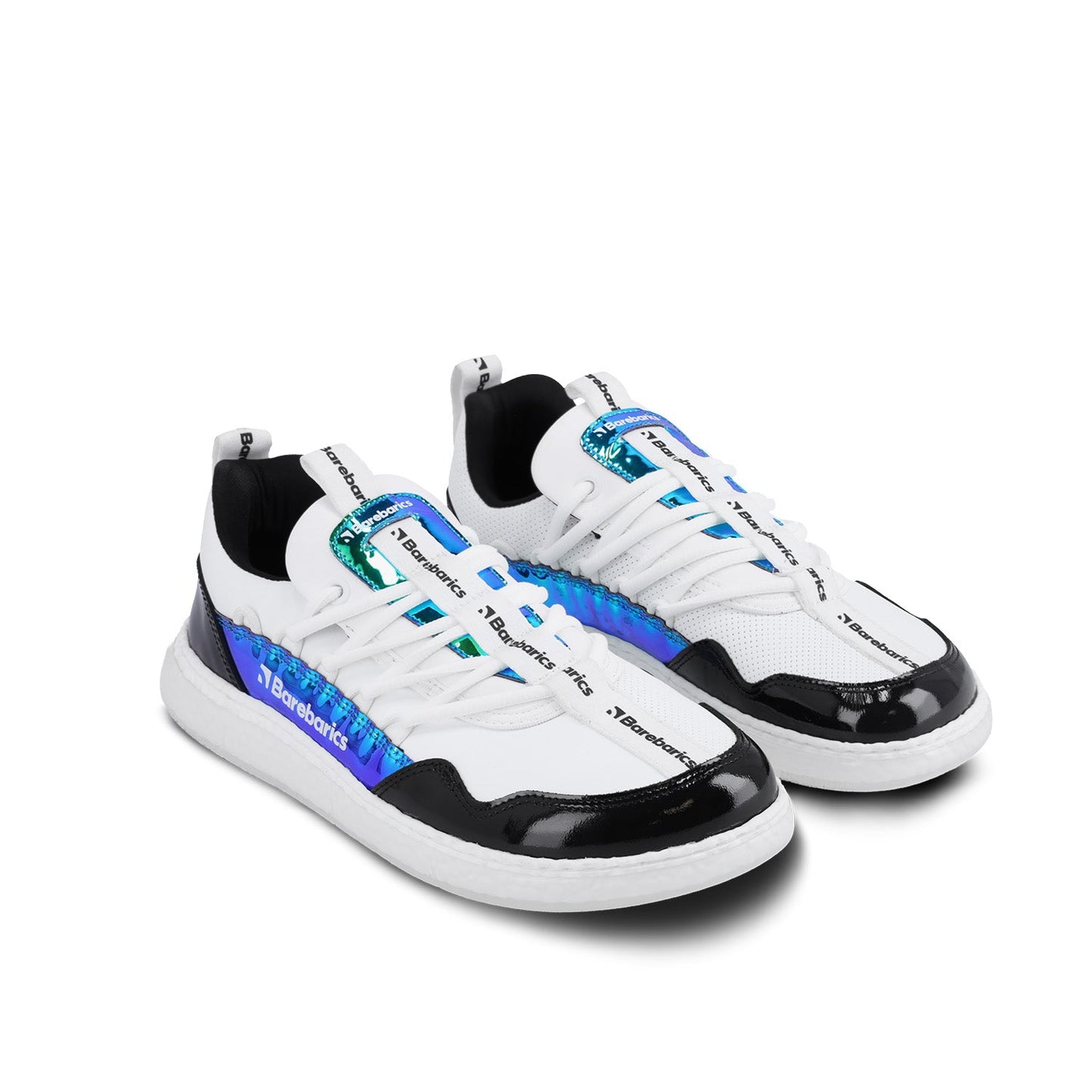 Barebarics - Futura Iridescent White - Deportivas barefoot-Barebarics-Cacles Barefoot-Tienda de calzado barefoot respetuoso minimalista