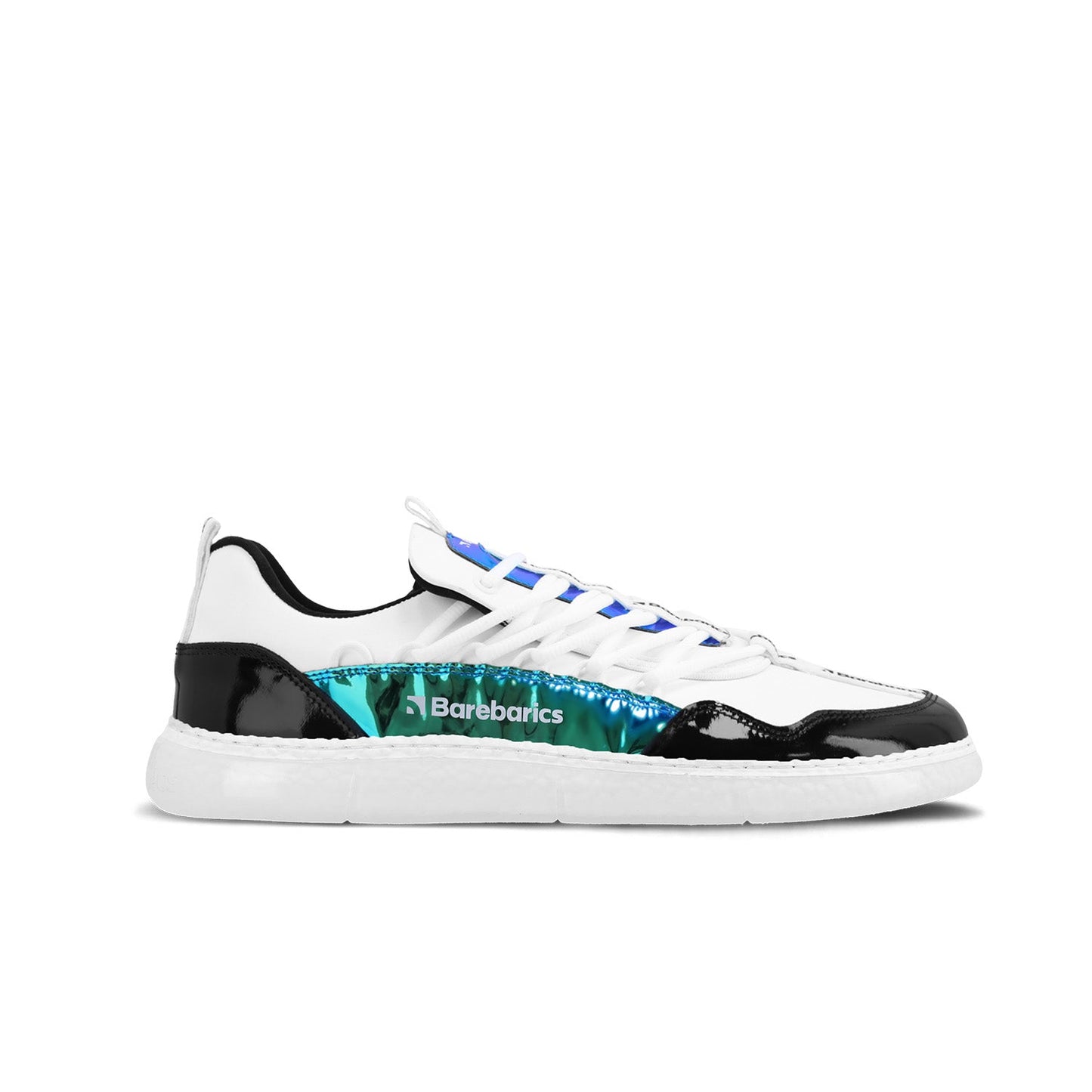 Barebarics - Futura Iridescent White - Deportivas barefoot-Barebarics-Cacles Barefoot-Tienda de calzado barefoot respetuoso minimalista