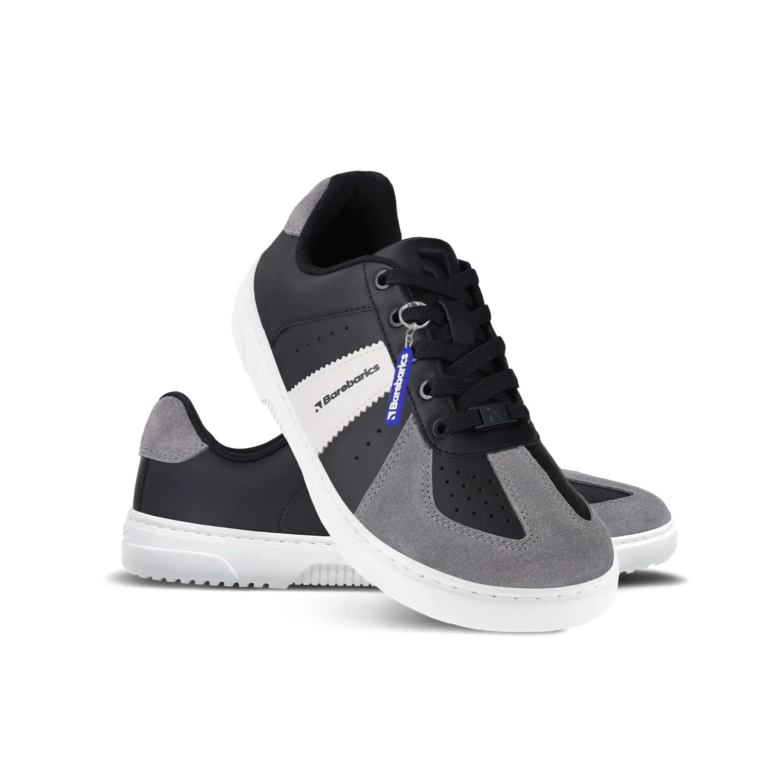 Barebarics - Icara Black & Dark Grey – Deportivas barefoot