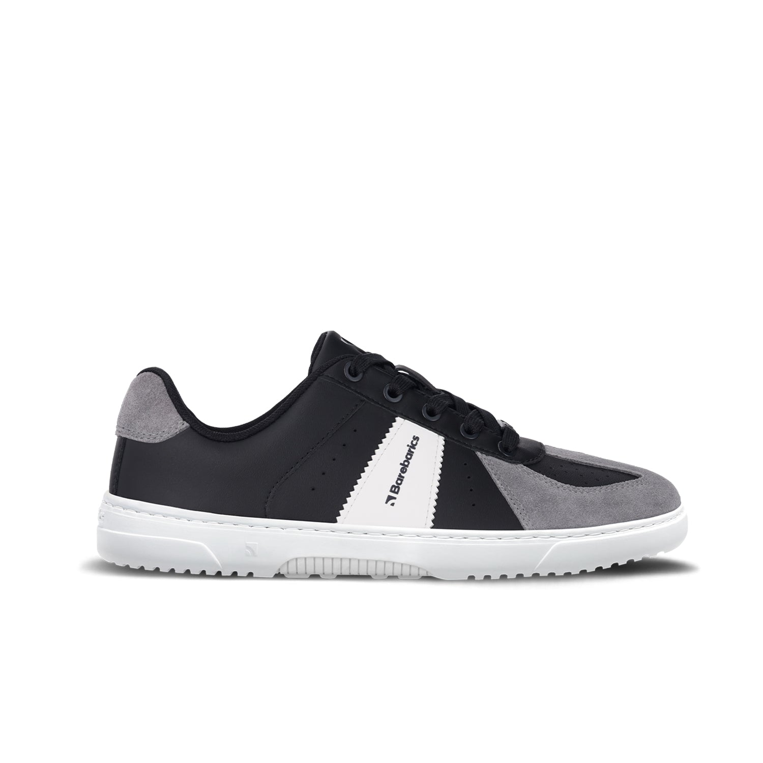 Barebarics - Icara Black & Dark Grey – Deportivas barefoot-Barebarics-Cacles Barefoot-Tienda de calzado barefoot respetuoso minimalista