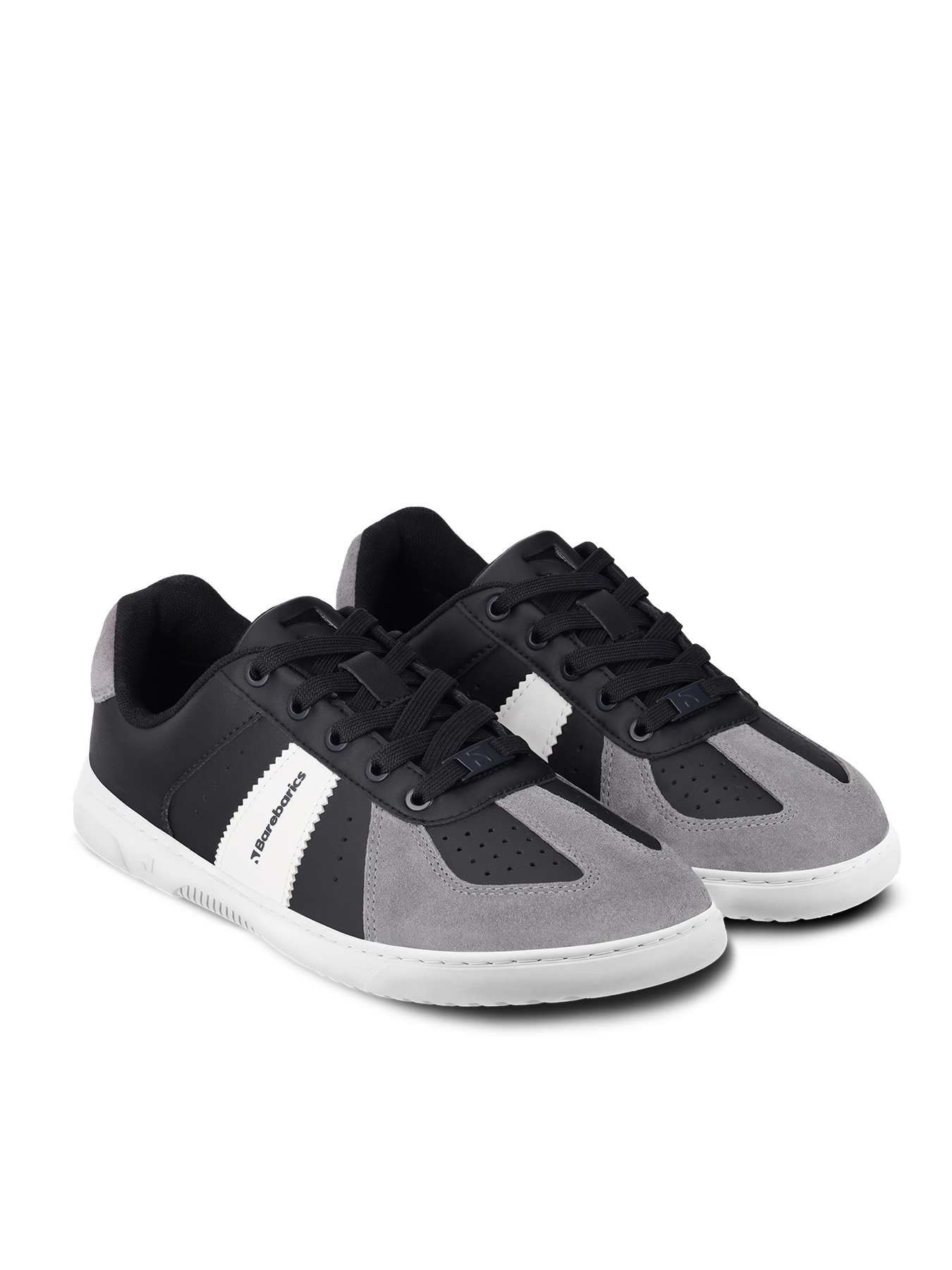 Barebarics - Icara Black & Dark Grey – Deportivas barefoot-Barebarics-Cacles Barefoot-Tienda de calzado barefoot respetuoso minimalista