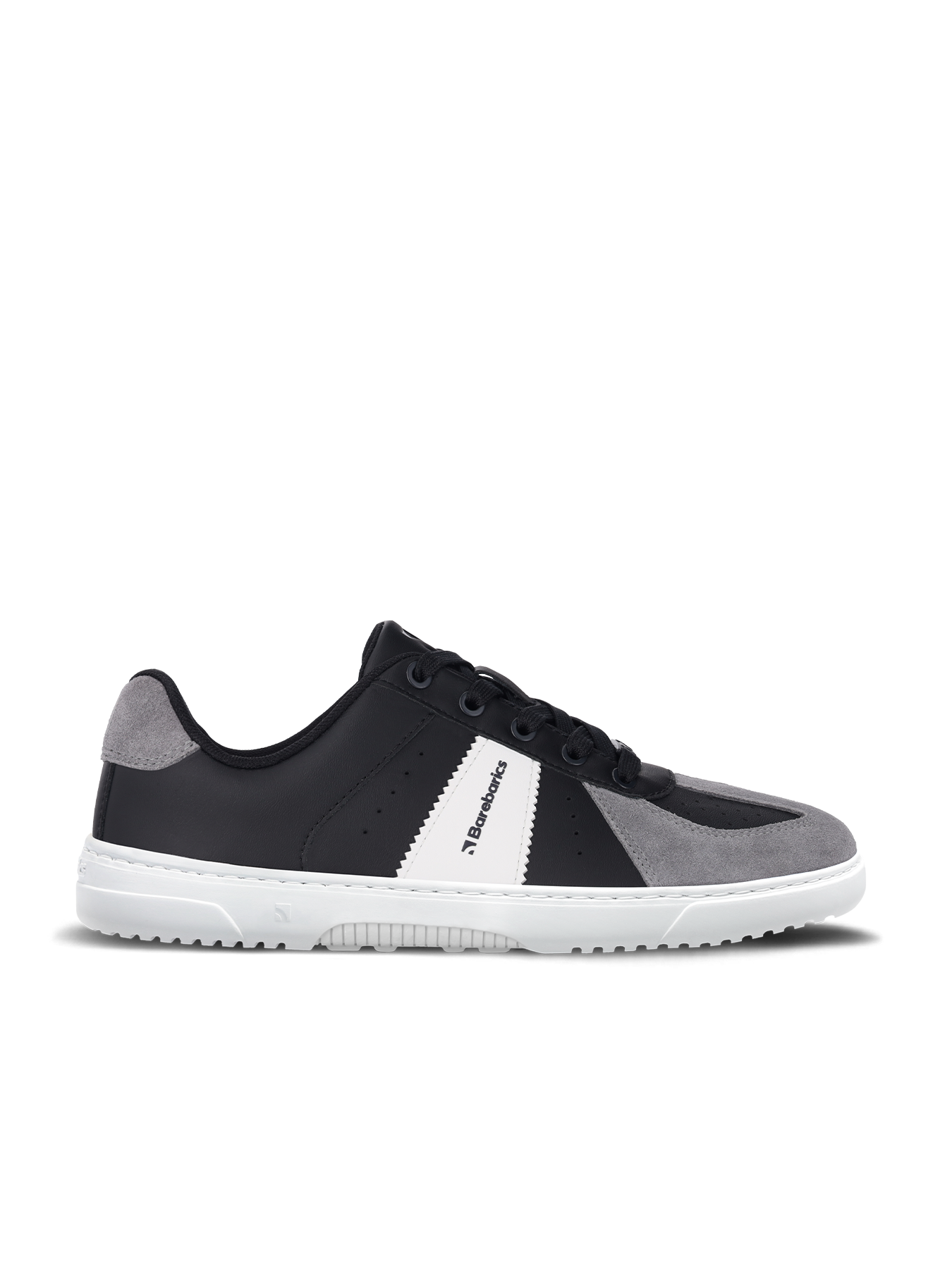 Barebarics - Icara Black & Dark Grey – Deportivas barefoot-Barebarics-Cacles Barefoot-Tienda de calzado barefoot respetuoso minimalista