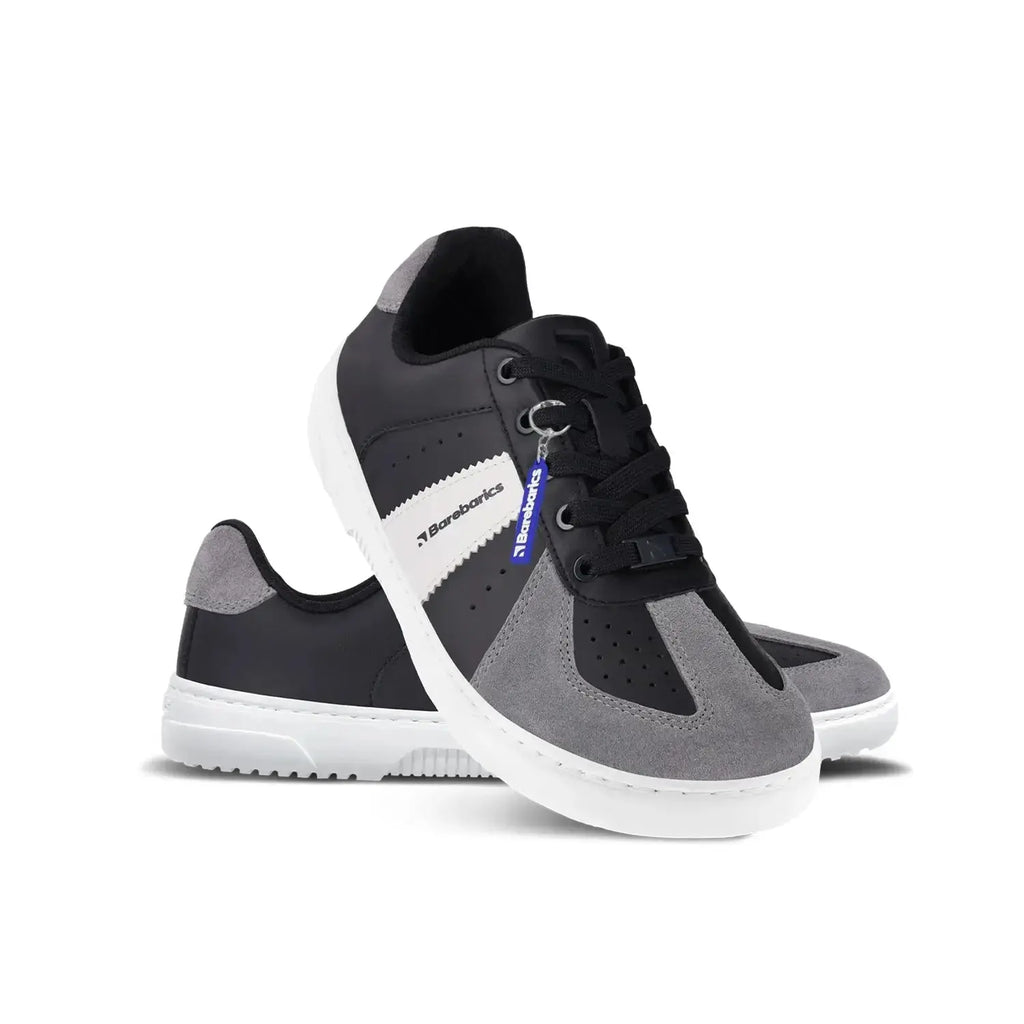 Barebarics - Icara Black & Dark Grey – Zapatillas barefoot unisex negro