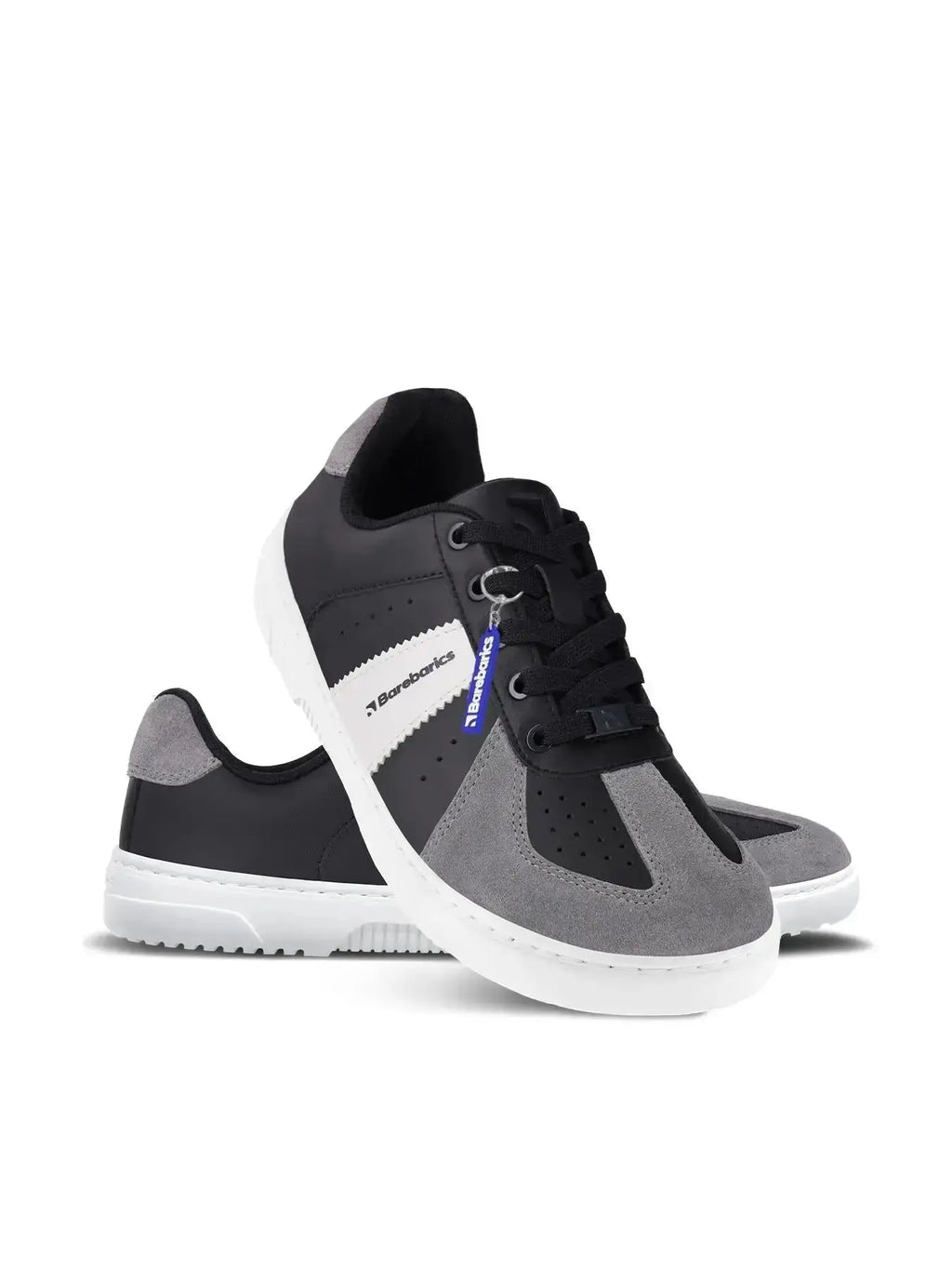 Barebarics - Icara Black & Dark Grey – Zapatillas barefoot unisex negro